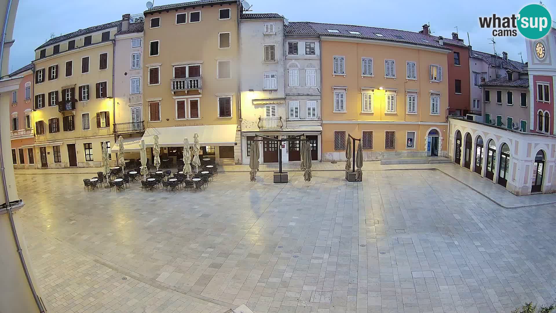 Webcam Rovinj Zentrum – Hauptplatz in Echtzeit