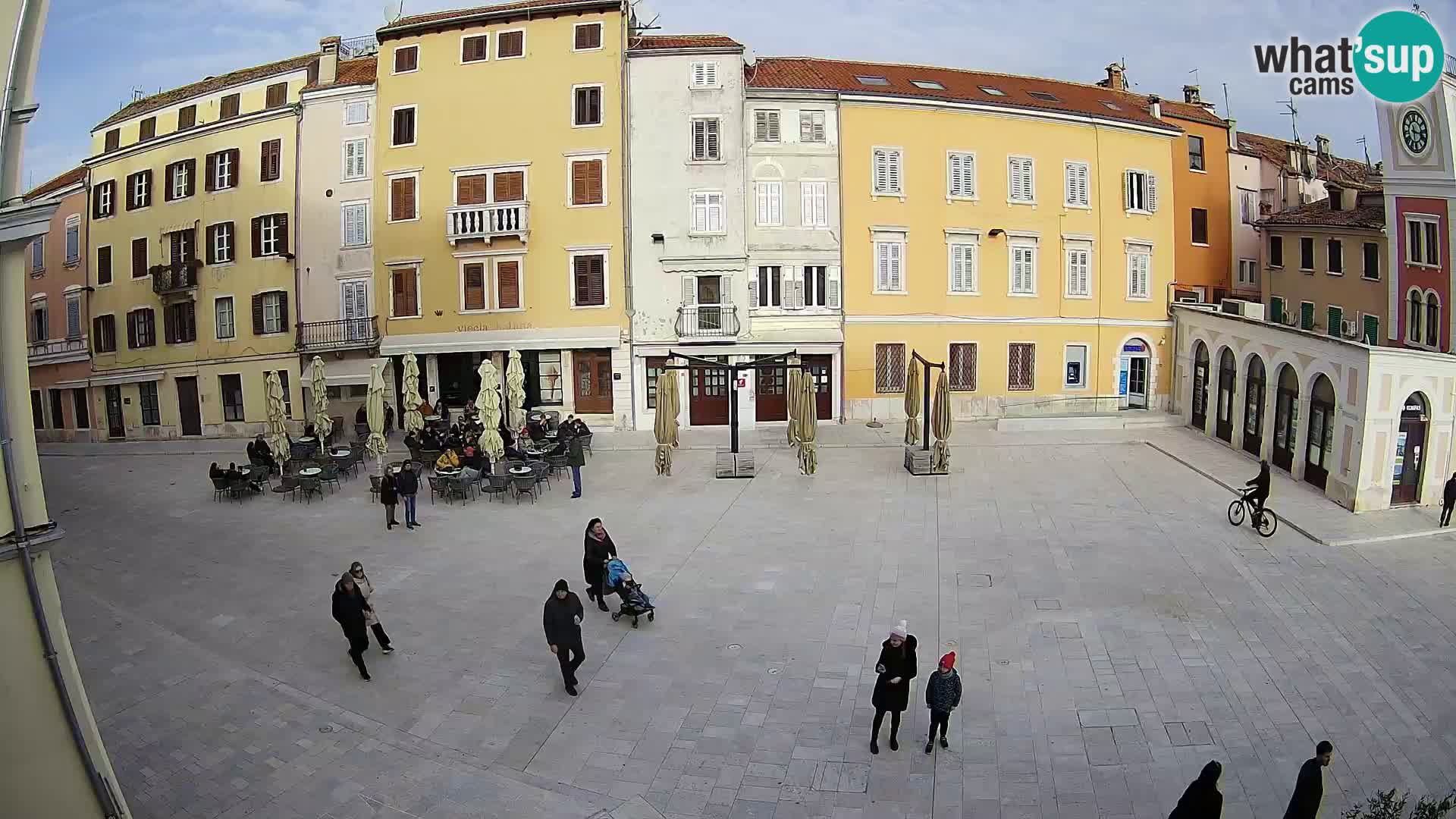 Webcam Rovinj Zentrum – Hauptplatz in Echtzeit