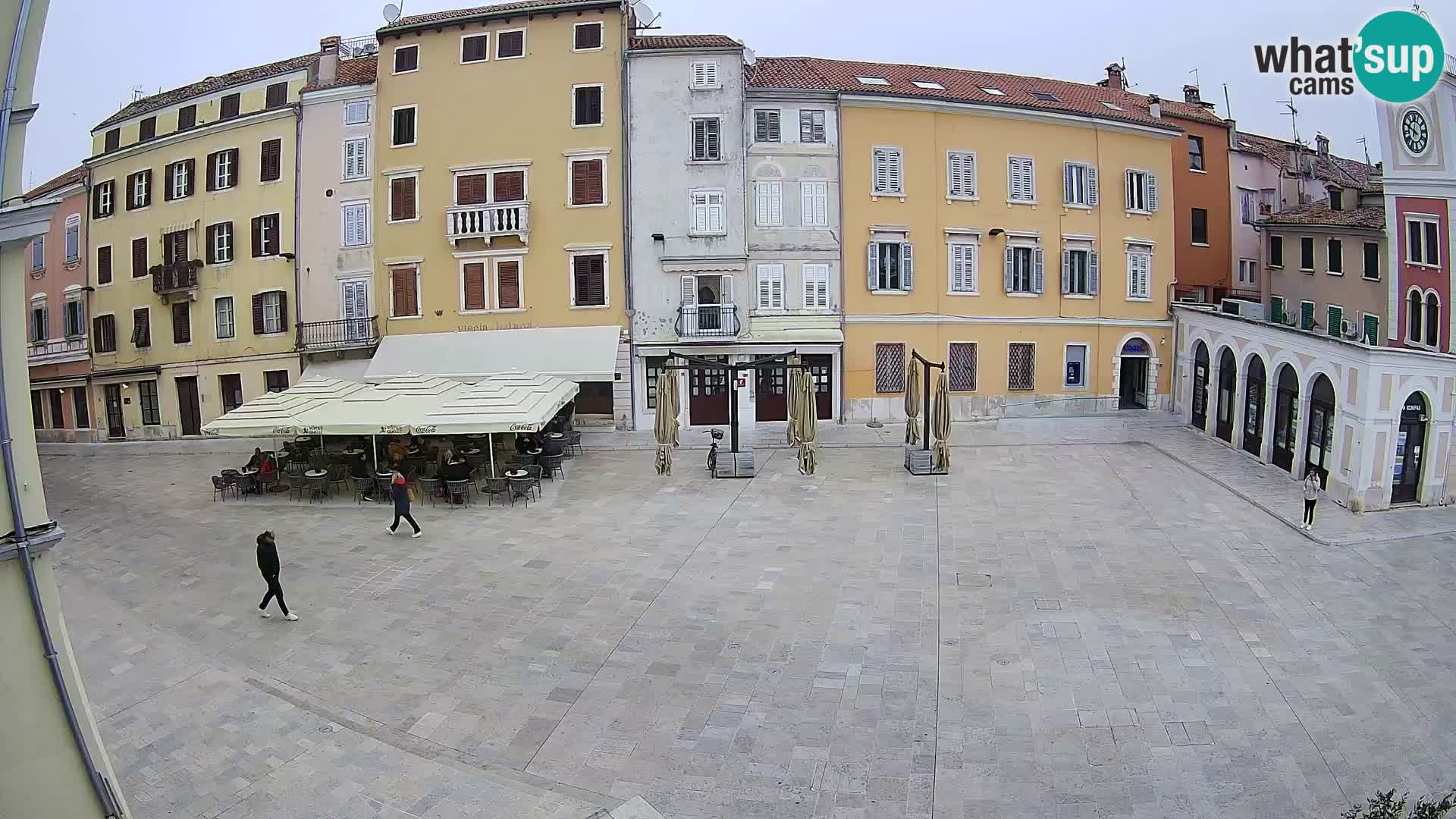 Webcam Rovinj Zentrum – Hauptplatz in Echtzeit