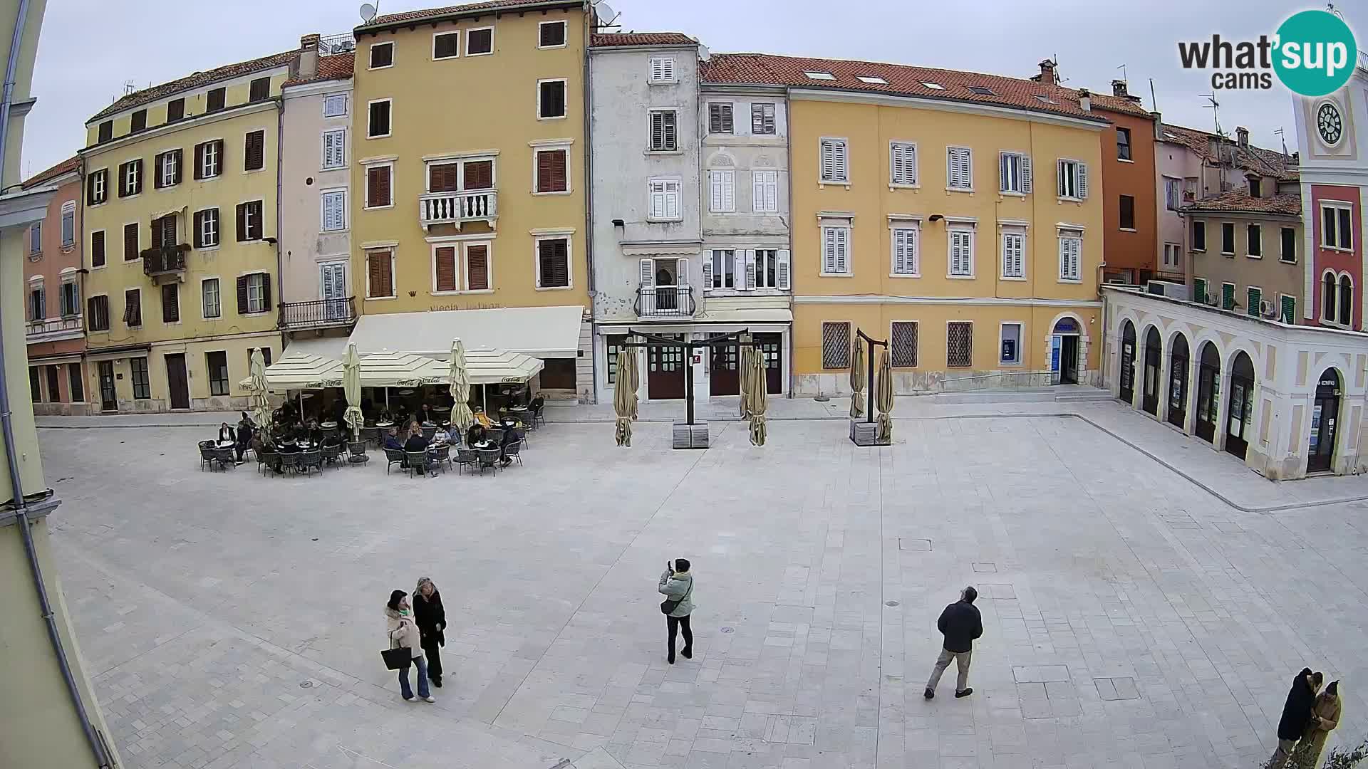 Webcam Rovinj Center – Plaza Principal