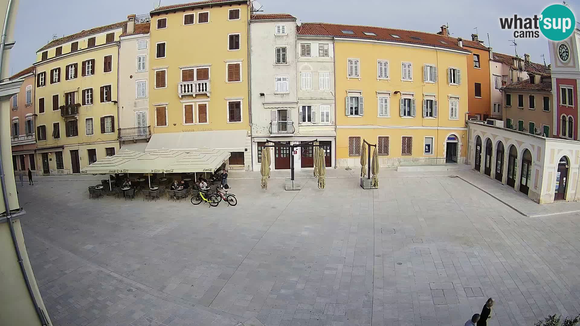 Webcam Rovinj Zentrum – Hauptplatz in Echtzeit