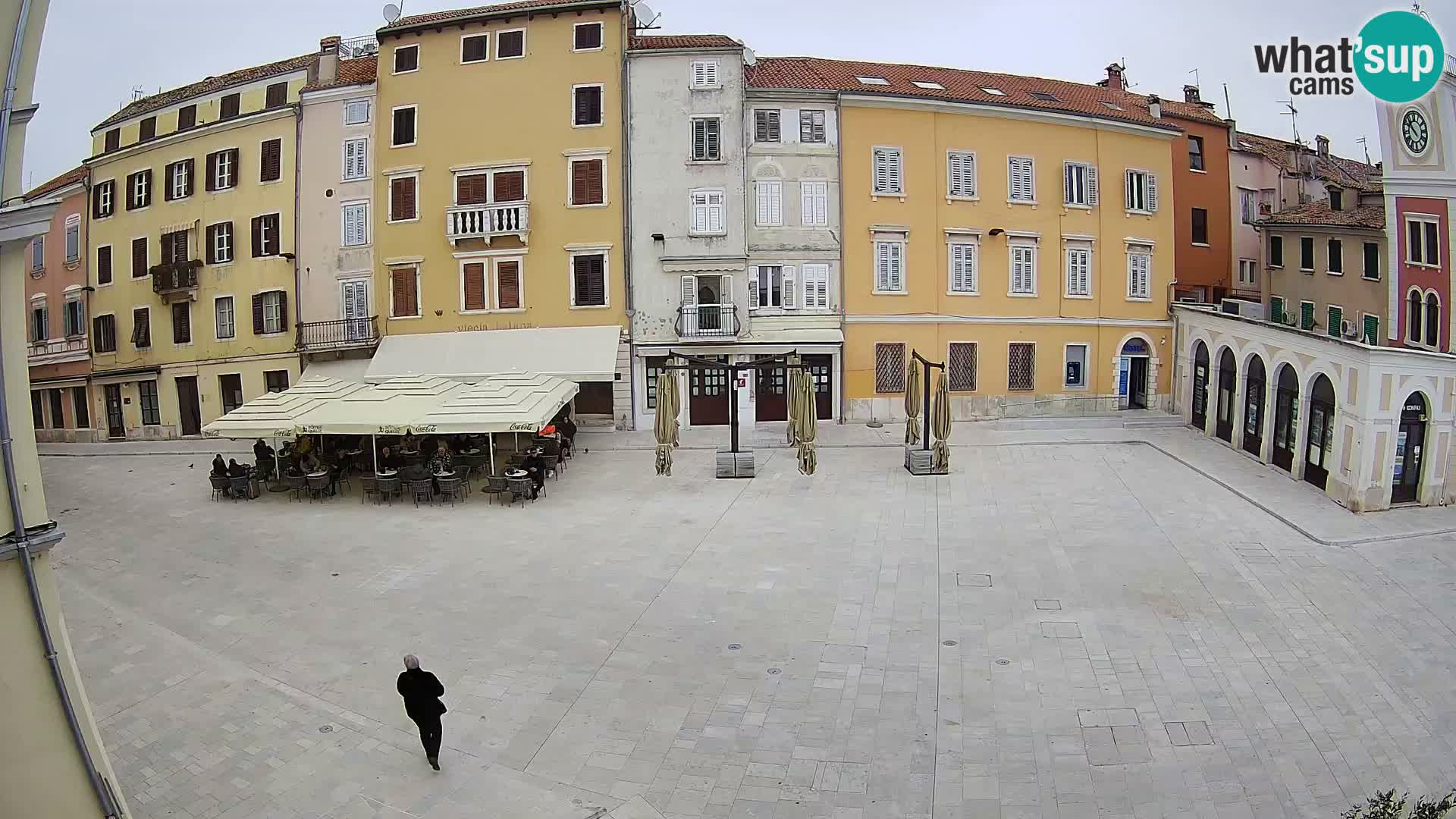 Webcam Rovinj Zentrum – Hauptplatz in Echtzeit