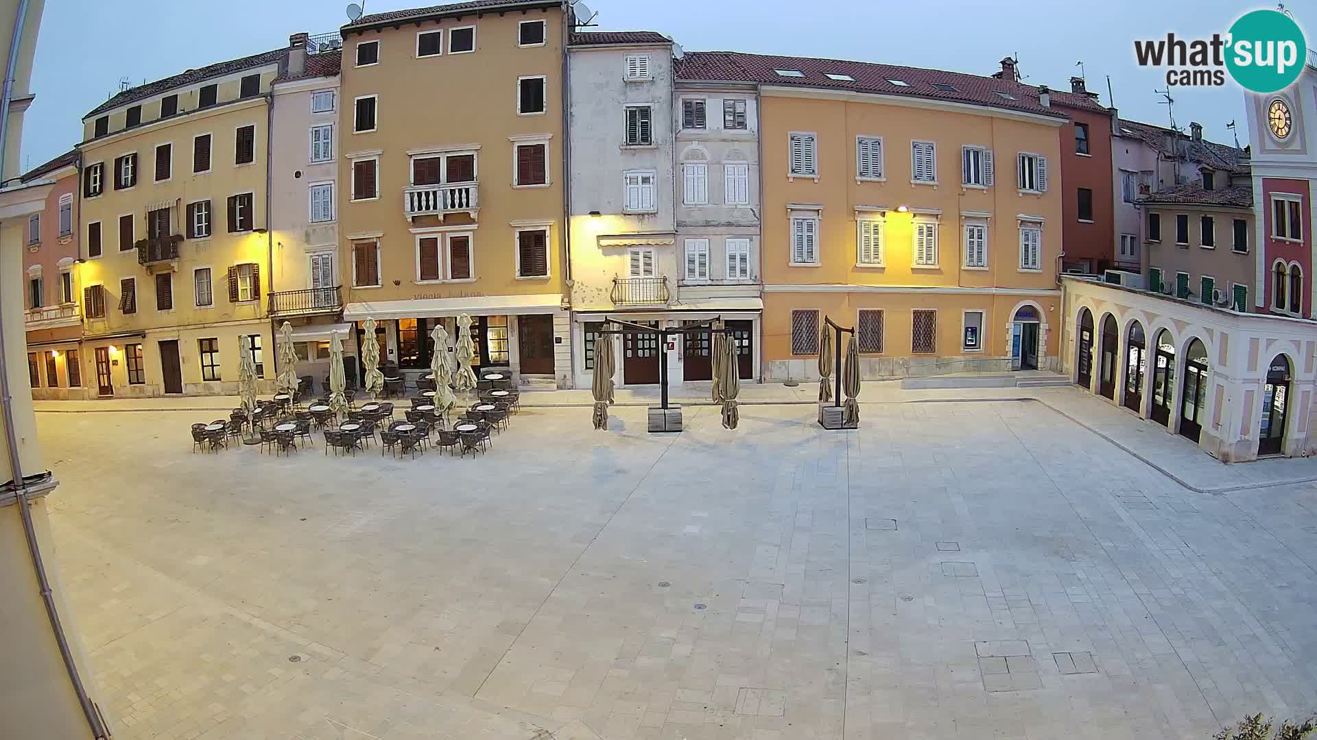 Webcam Rovinj Center – Plaza Principal