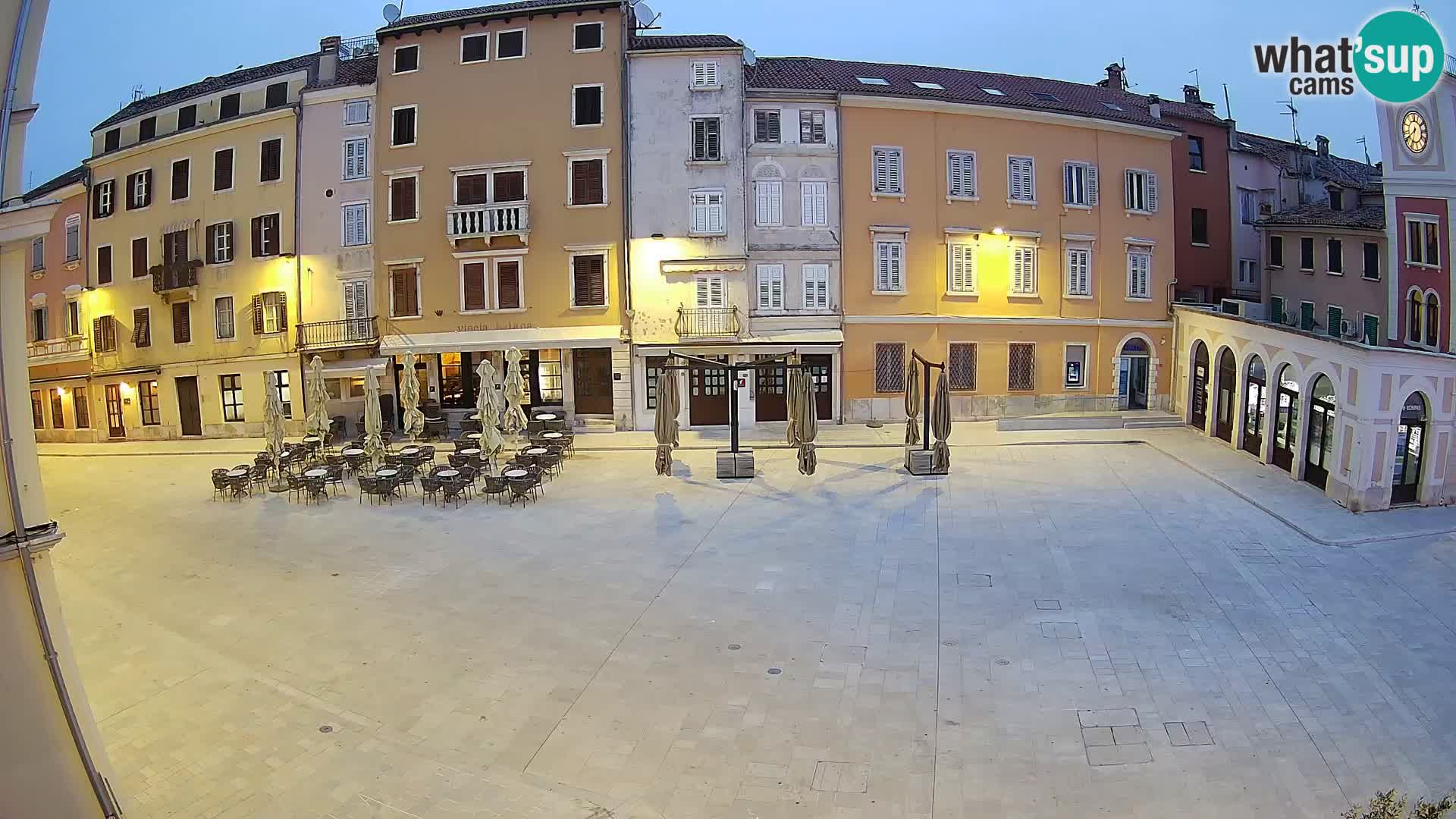 Webcam Rovinj Zentrum – Hauptplatz in Echtzeit