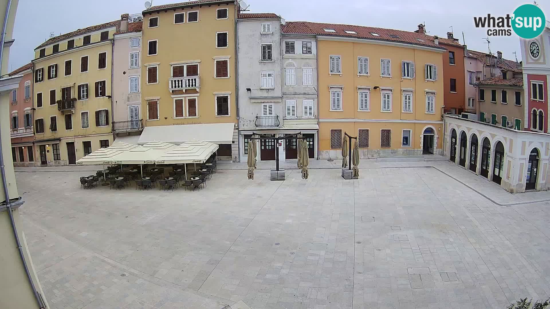 Webcam Rovinj Zentrum – Hauptplatz in Echtzeit