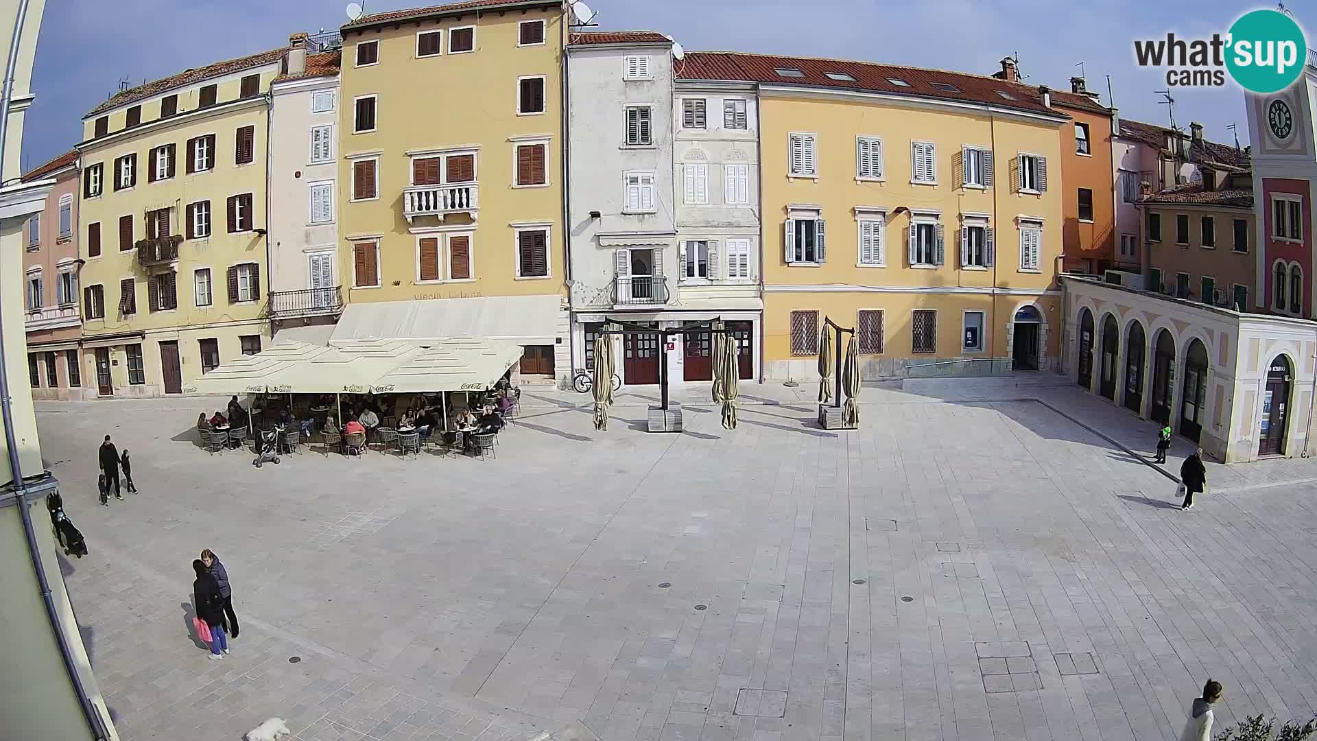 Webcam Rovinj Zentrum – Hauptplatz in Echtzeit