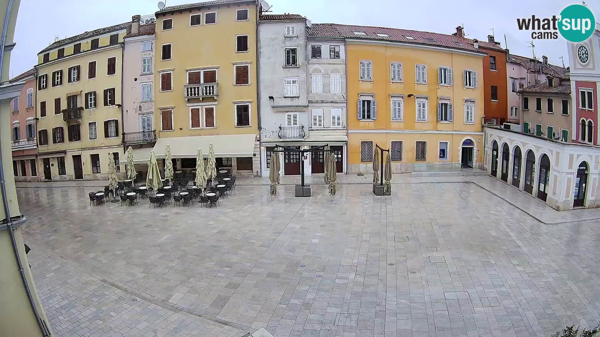 Webcam Rovinj Zentrum – Hauptplatz in Echtzeit