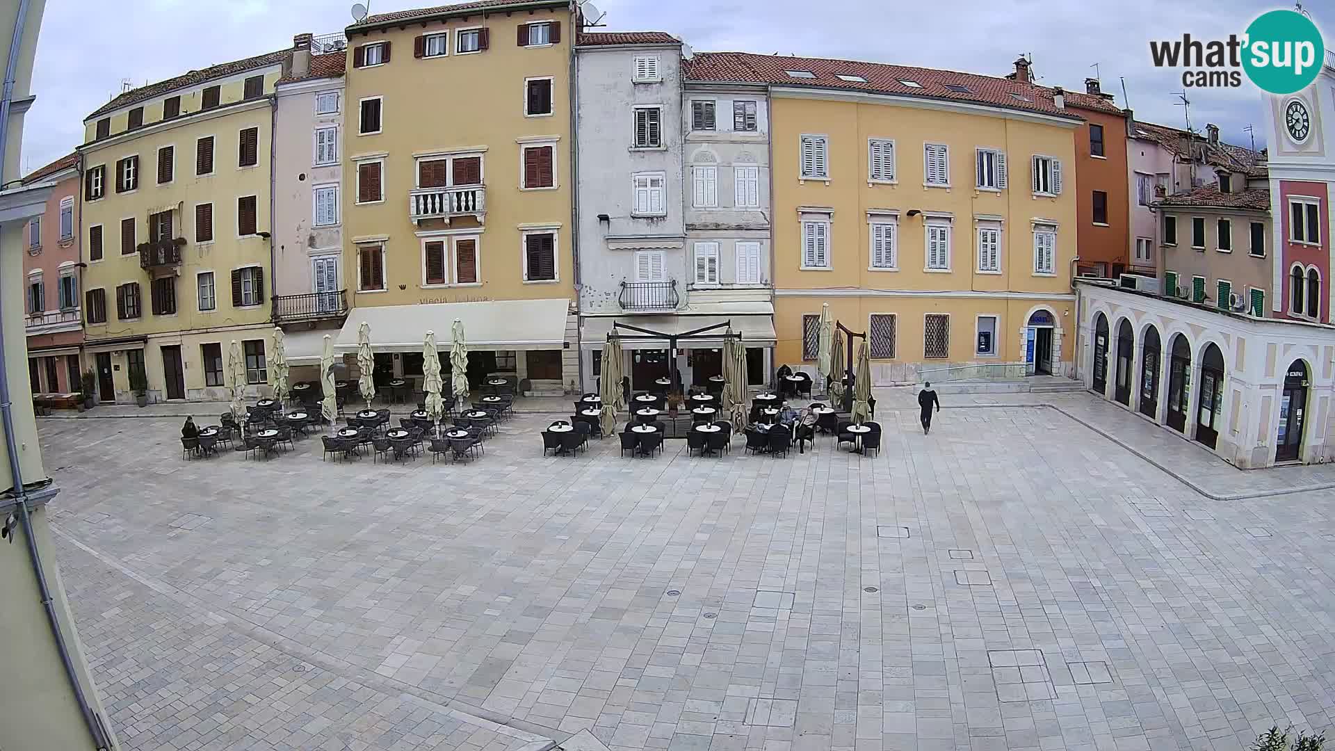 Webcam Rovinj Zentrum – Hauptplatz in Echtzeit