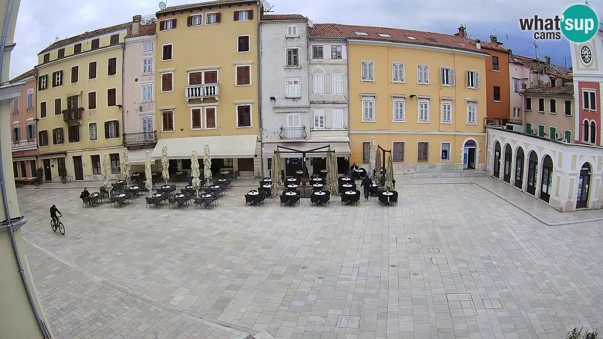 Webcam Rovinj Zentrum – Hauptplatz in Echtzeit