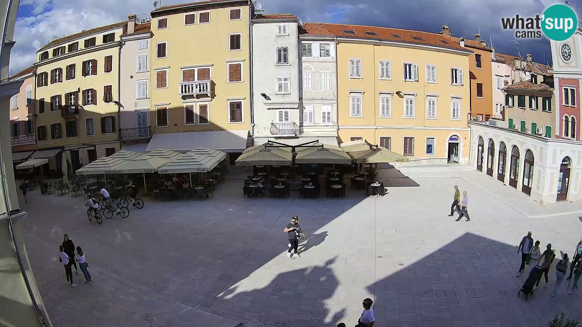 Webcam Rovinj Zentrum – Hauptplatz in Echtzeit