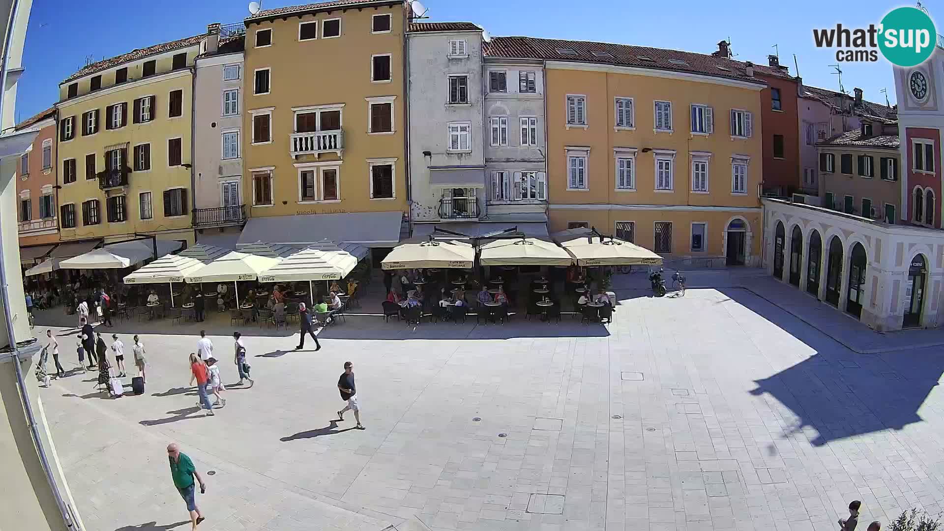 Webcam Rovinj Zentrum – Hauptplatz in Echtzeit