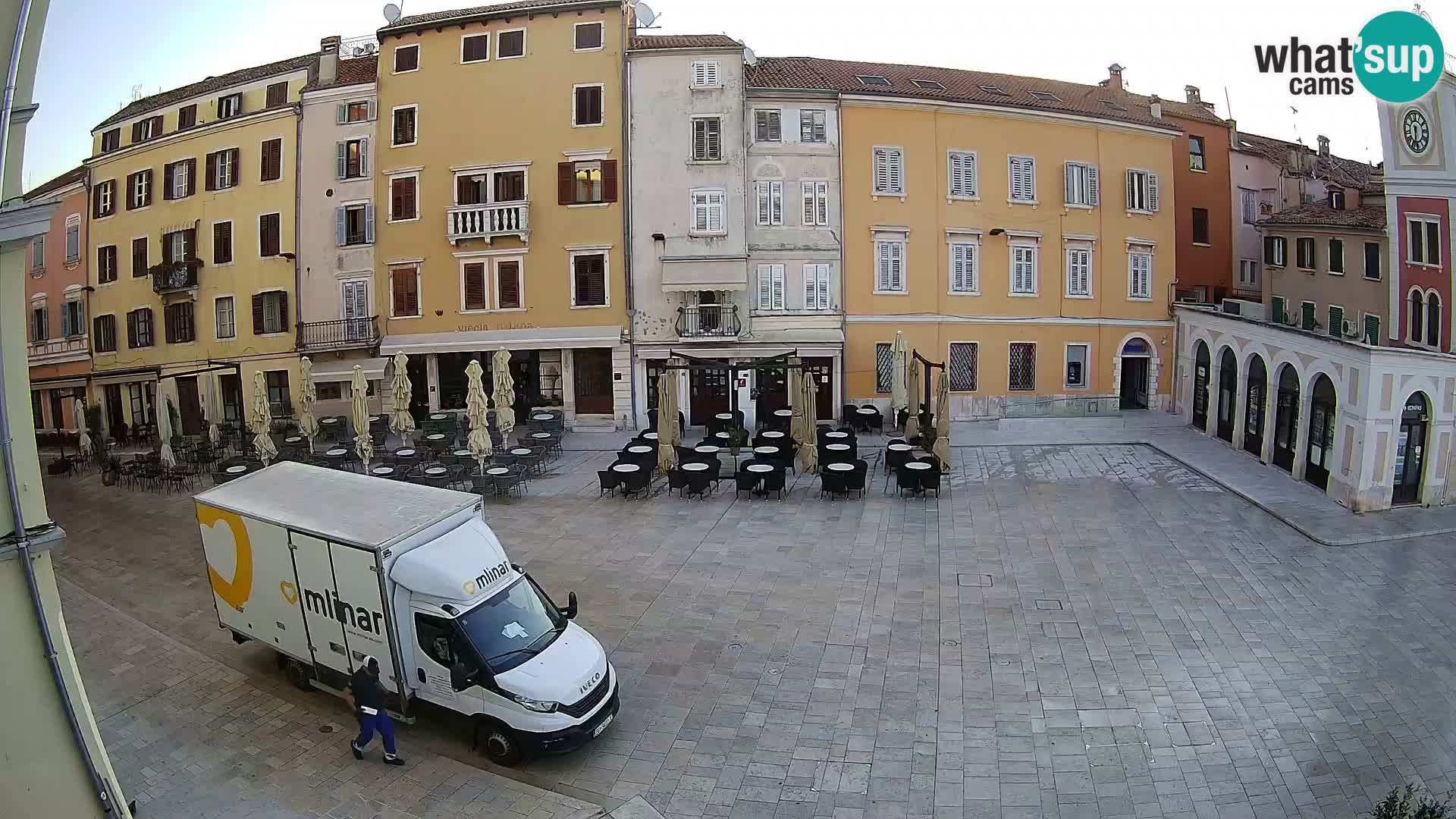 Webcam Rovinj Zentrum – Hauptplatz in Echtzeit