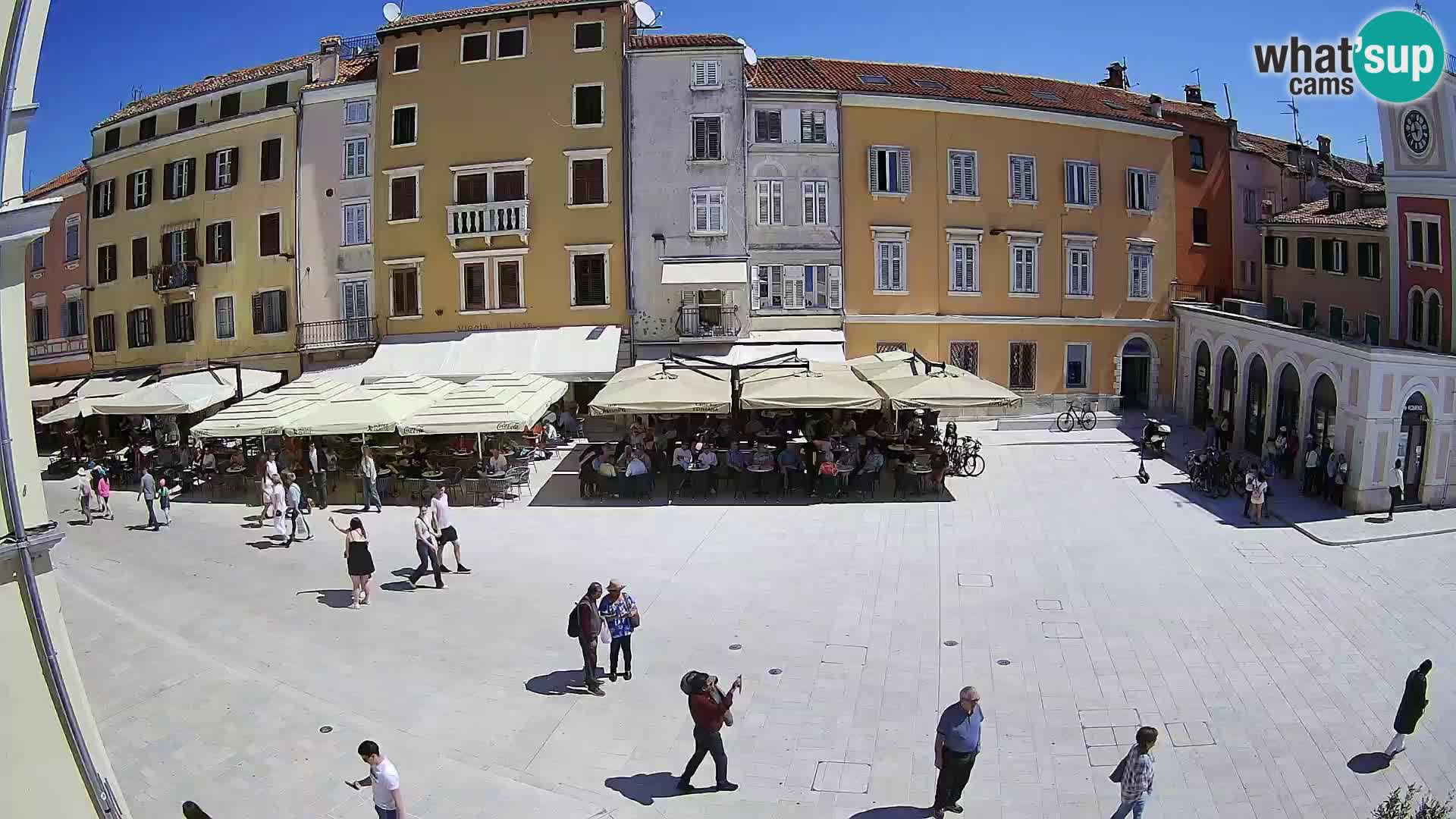 Webcam Rovinj Zentrum – Hauptplatz in Echtzeit