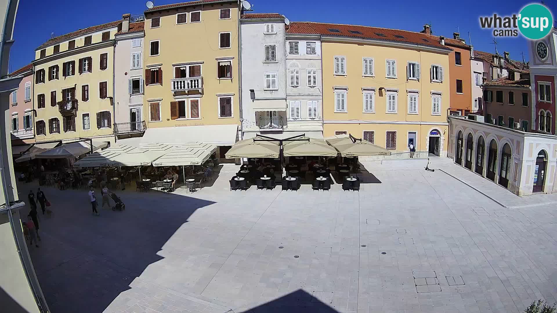 Webcam Rovinj Center – Plaza Principal