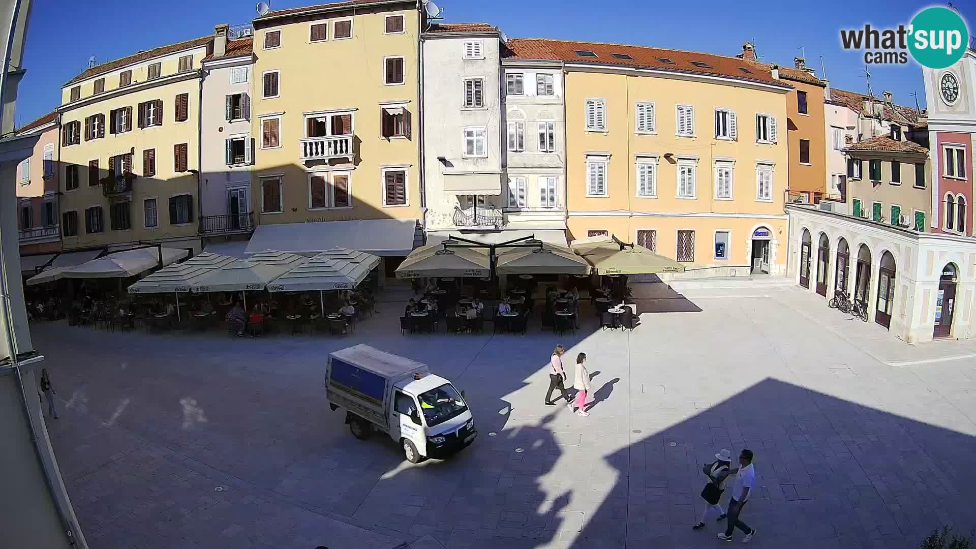 Webcam Rovinj Zentrum – Hauptplatz in Echtzeit