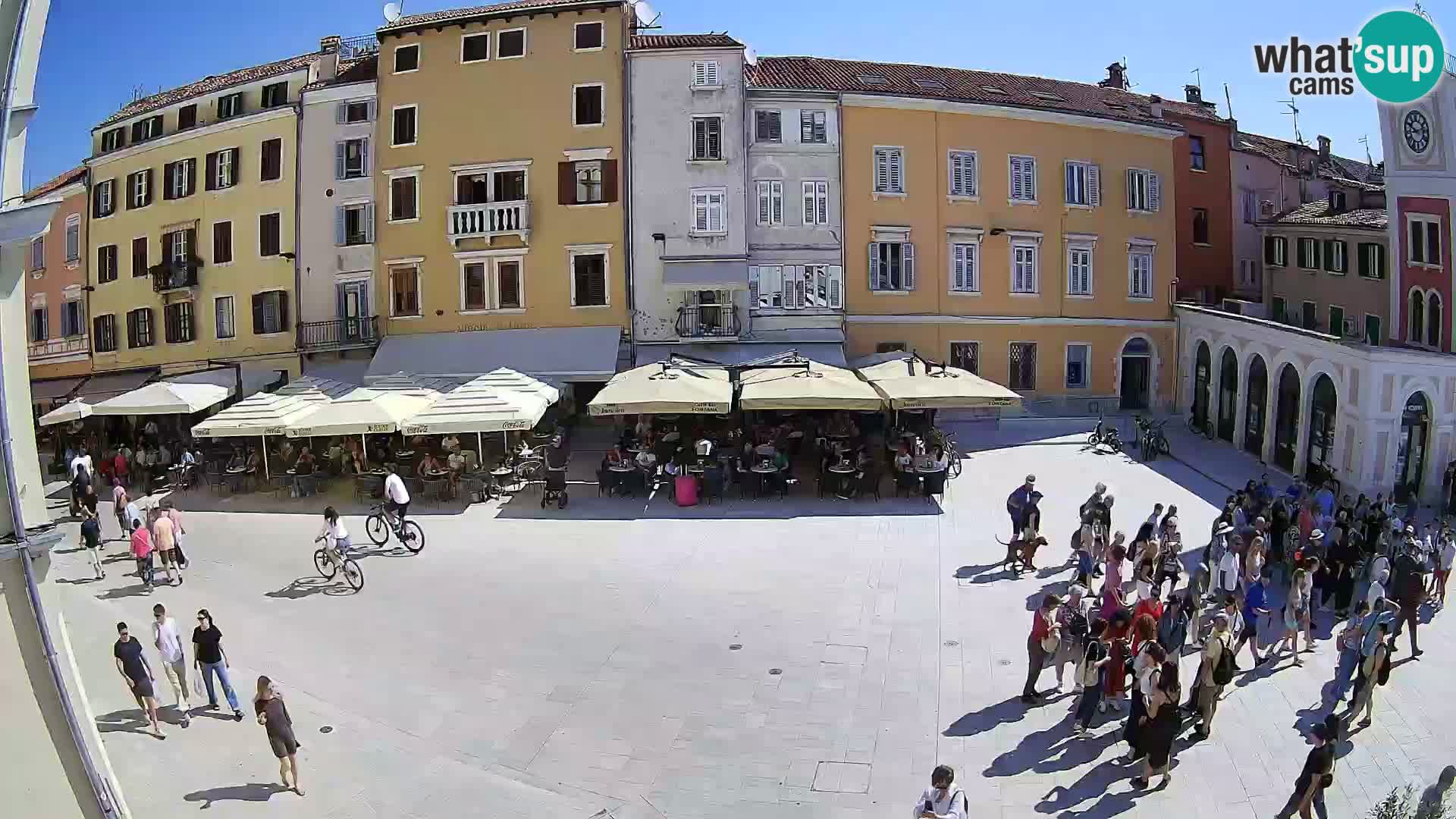 Webcam Rovinj Center – Plaza Principal