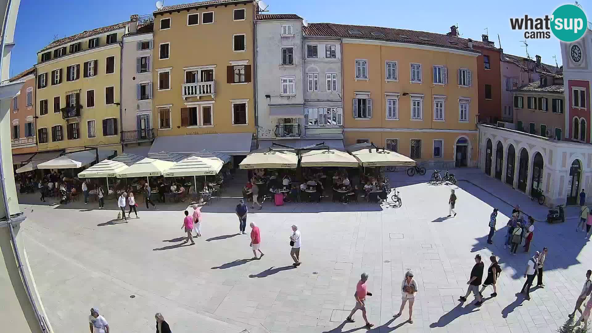 Webcam Rovinj Center – Plaza Principal