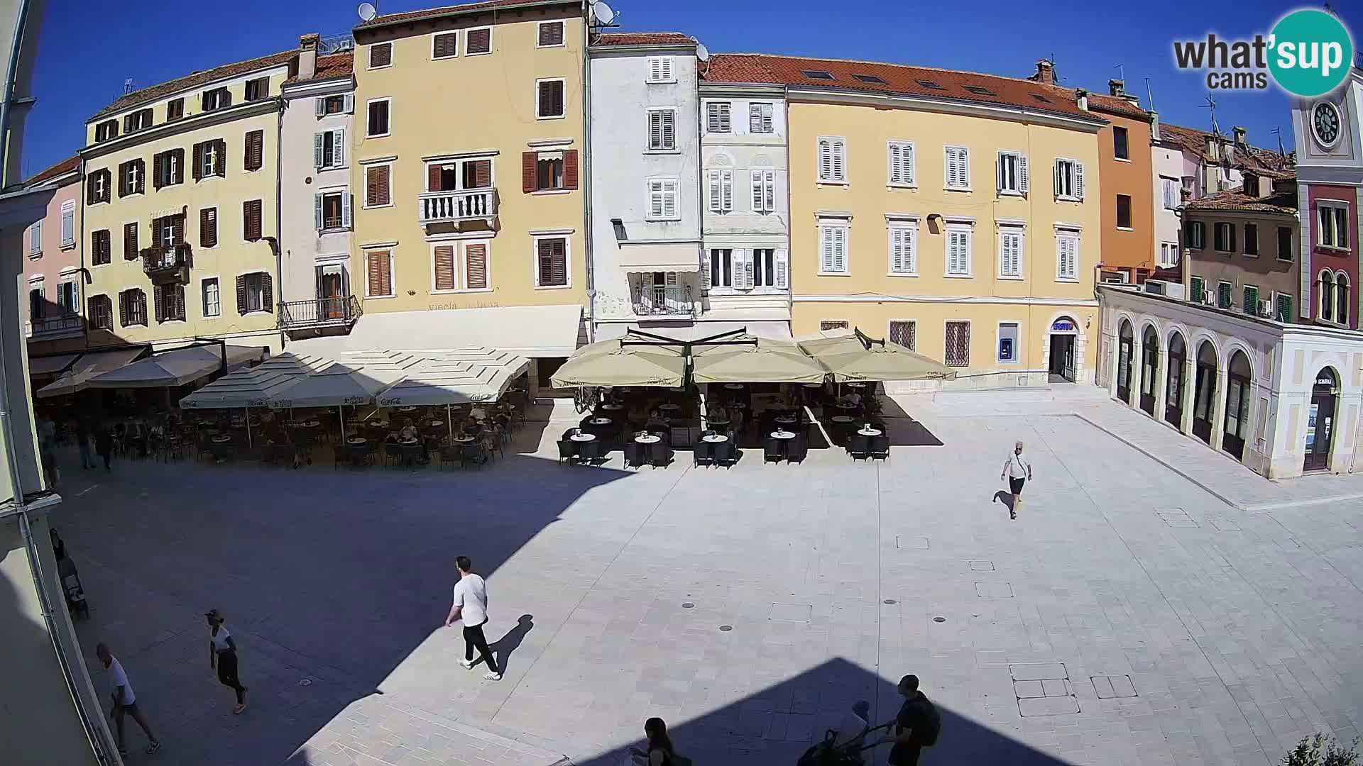 Webcam Rovinj Center – Plaza Principal