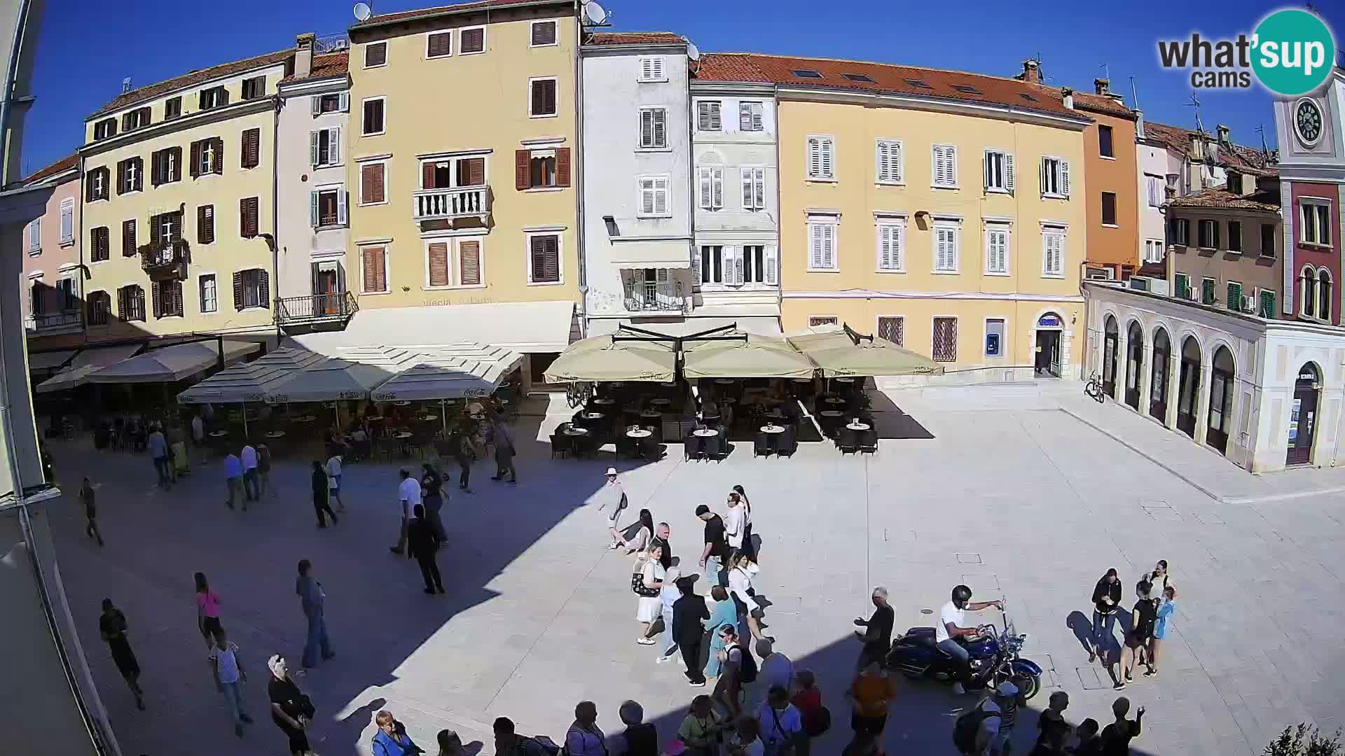 Webcam Rovinj Center – Plaza Principal