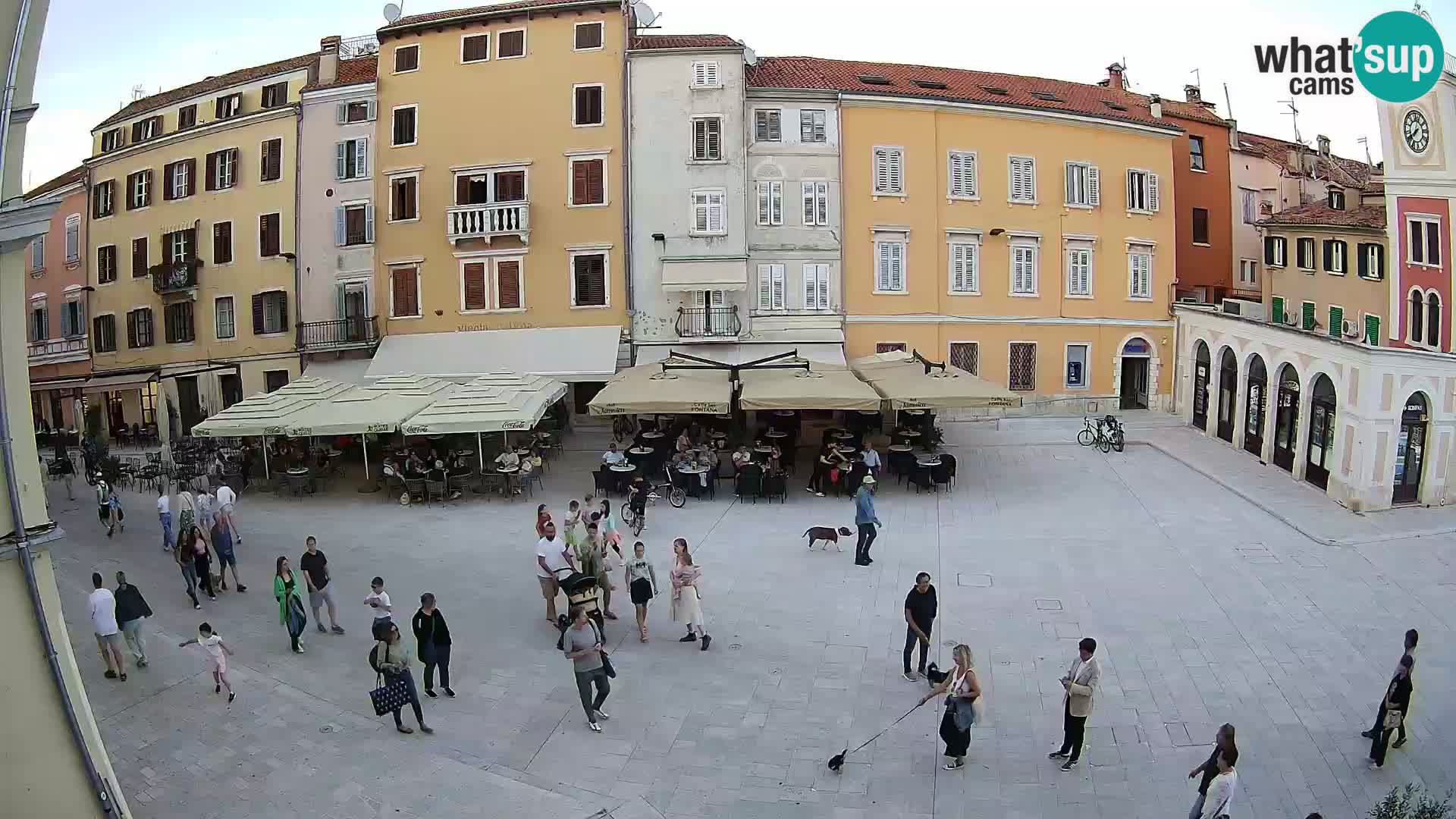 Webcam Rovinj Zentrum – Hauptplatz in Echtzeit