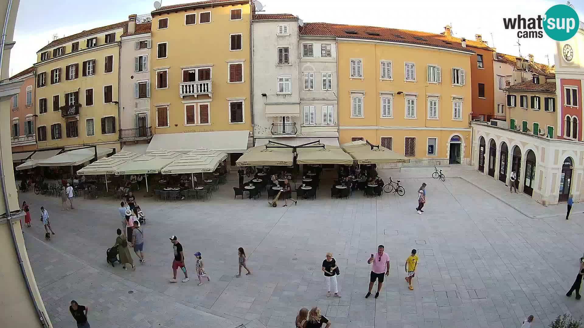 Webcam Rovinj Zentrum – Hauptplatz in Echtzeit