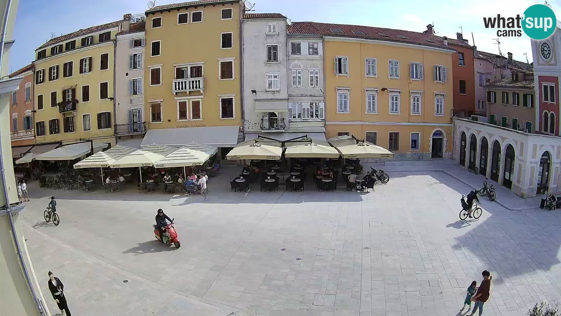 Webcam Rovinj Center – Plaza Principal