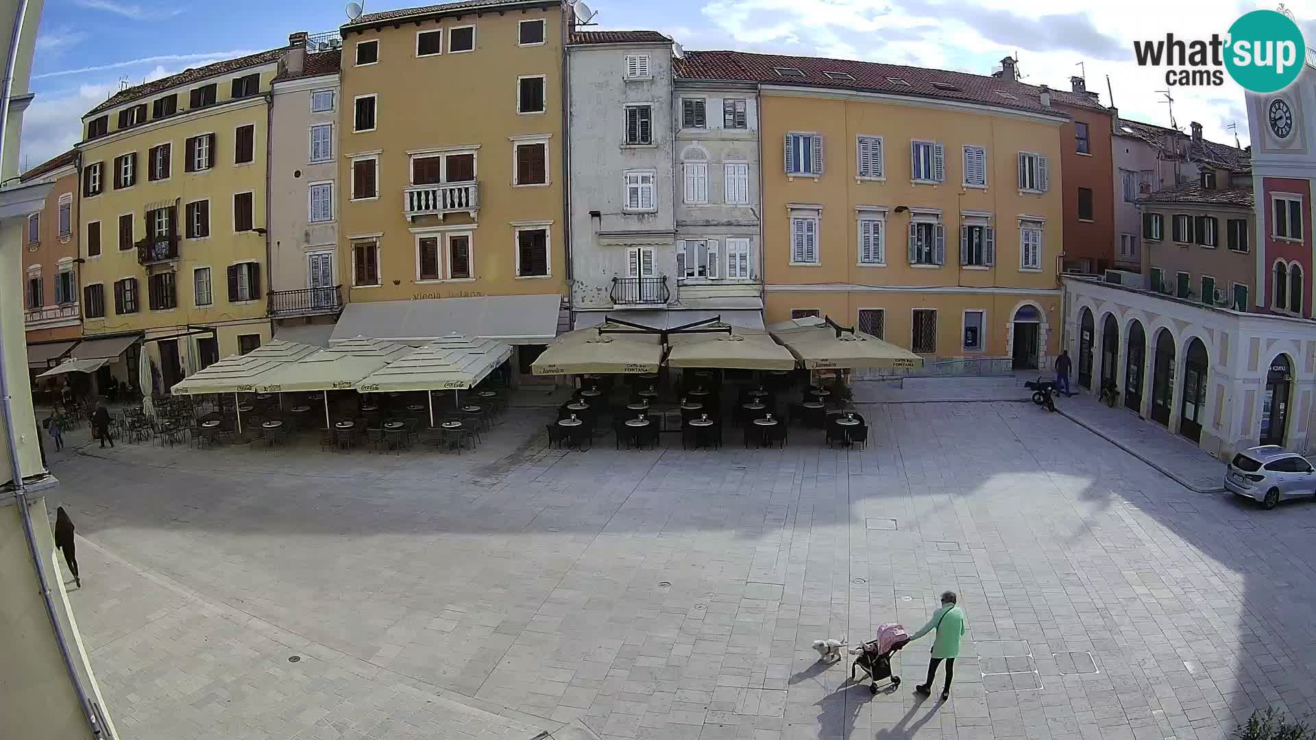 Webcam Rovinj Zentrum – Hauptplatz in Echtzeit