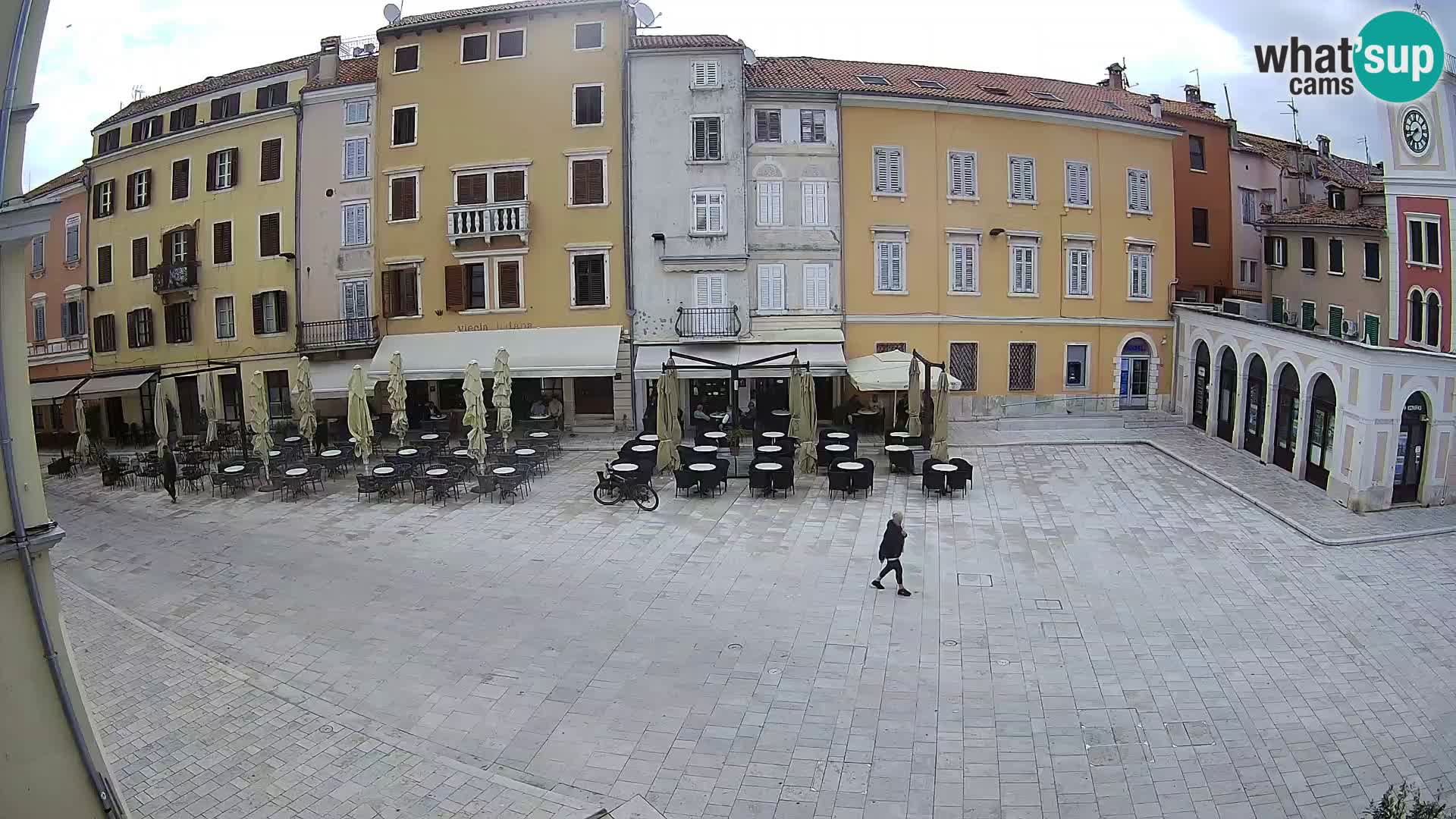 Webcam Rovinj Zentrum – Hauptplatz in Echtzeit