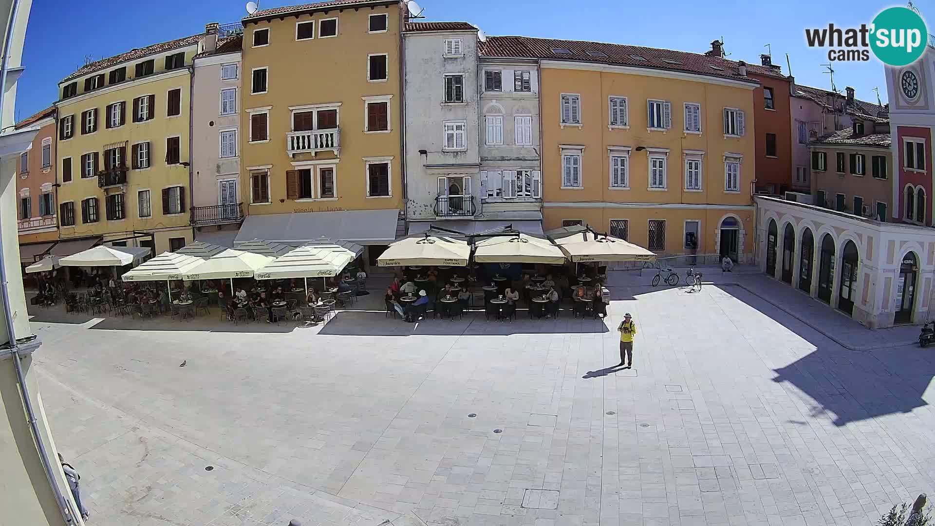 Webcam Rovinj Center – Plaza Principal