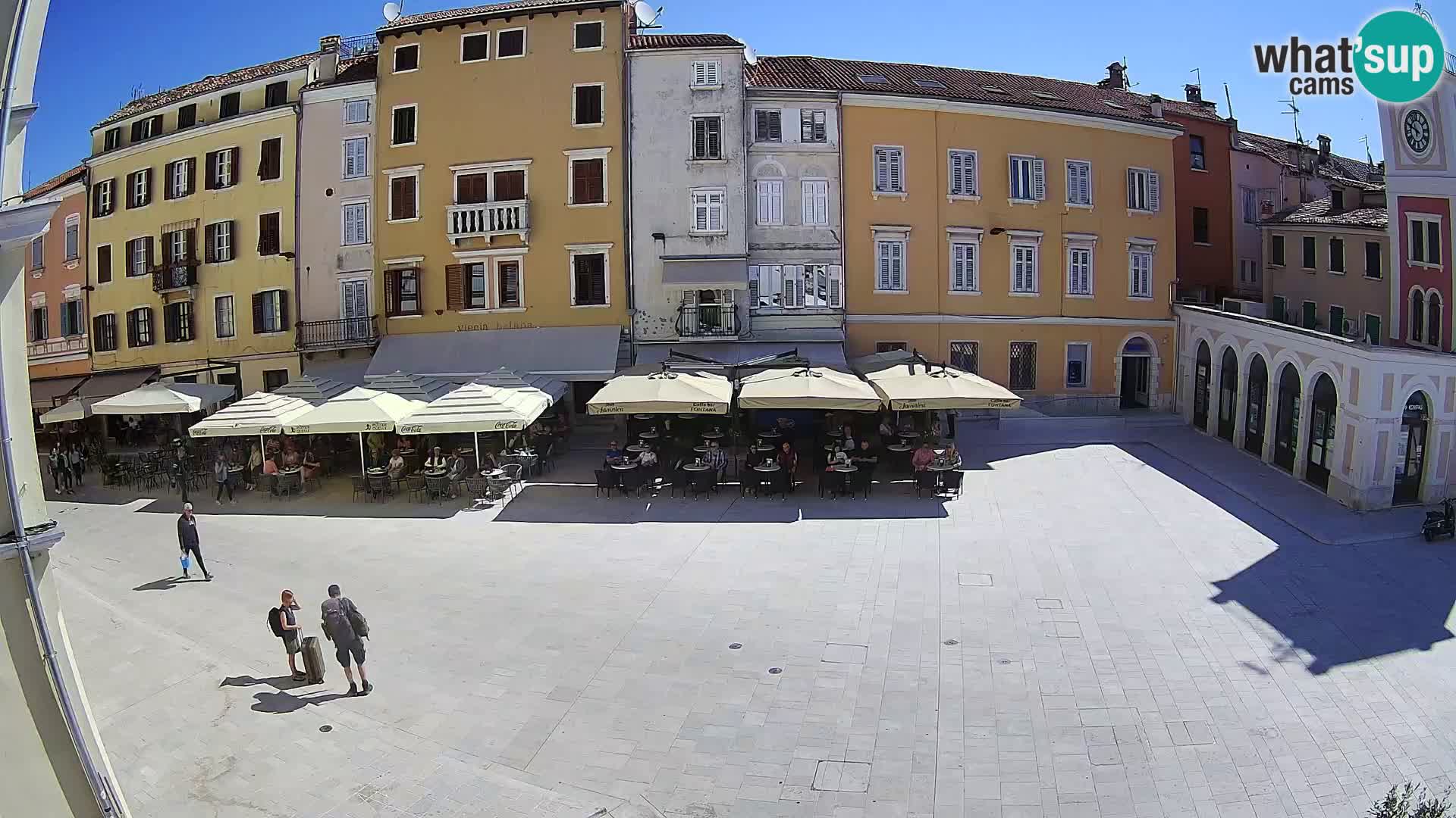 Webcam Rovinj Zentrum – Hauptplatz in Echtzeit