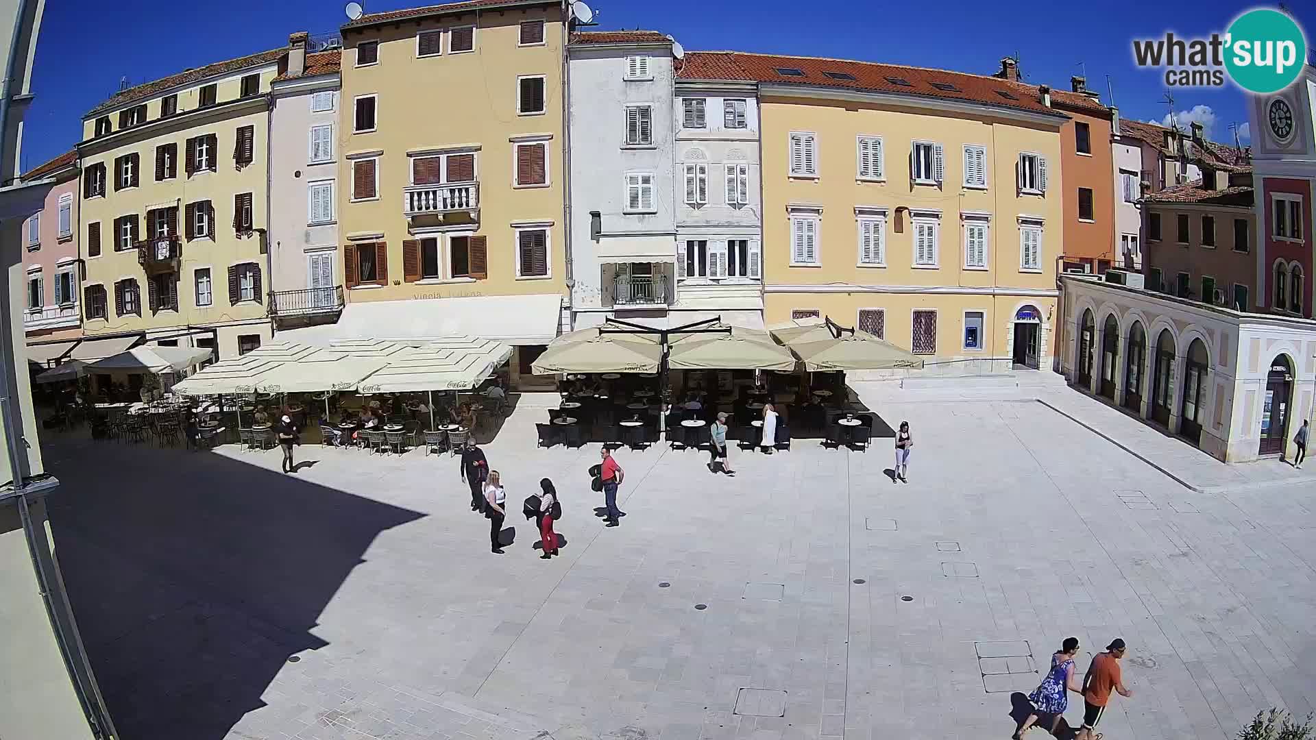 Webcam Rovinj Center – Plaza Principal