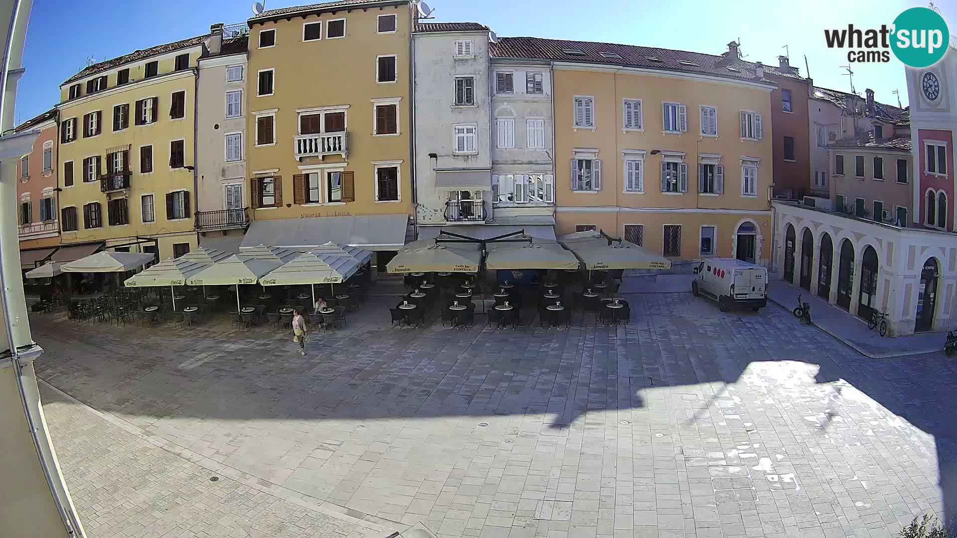 Webcam Rovinj Zentrum – Hauptplatz in Echtzeit