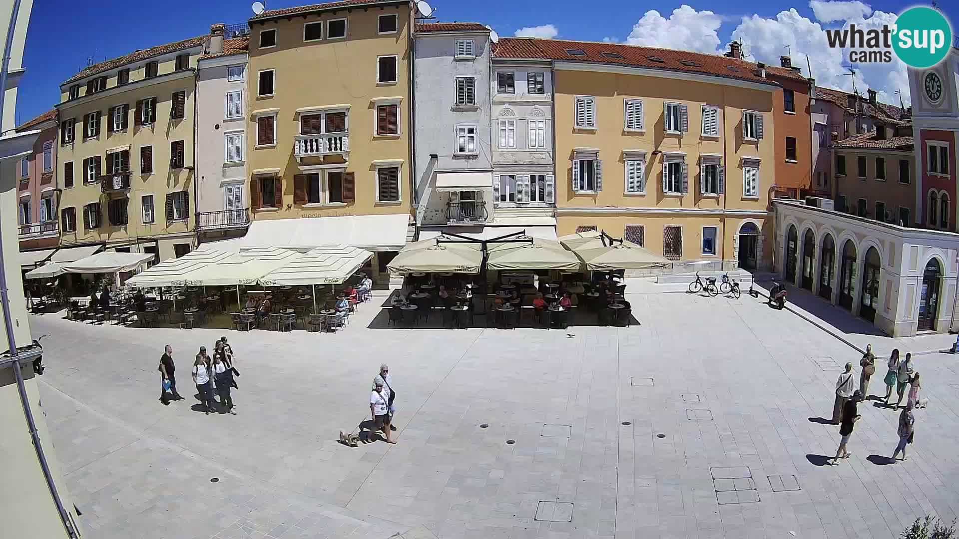 Webcam Rovinj Center – Plaza Principal