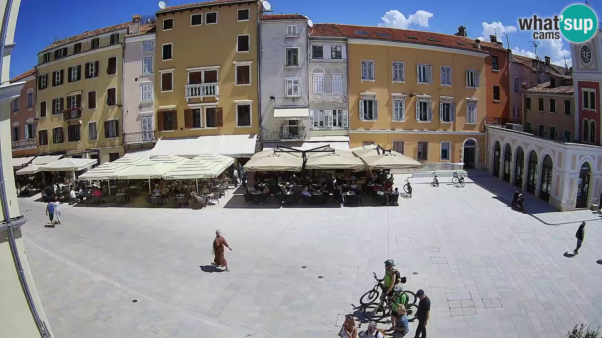 Webcam Rovinj Zentrum – Hauptplatz in Echtzeit