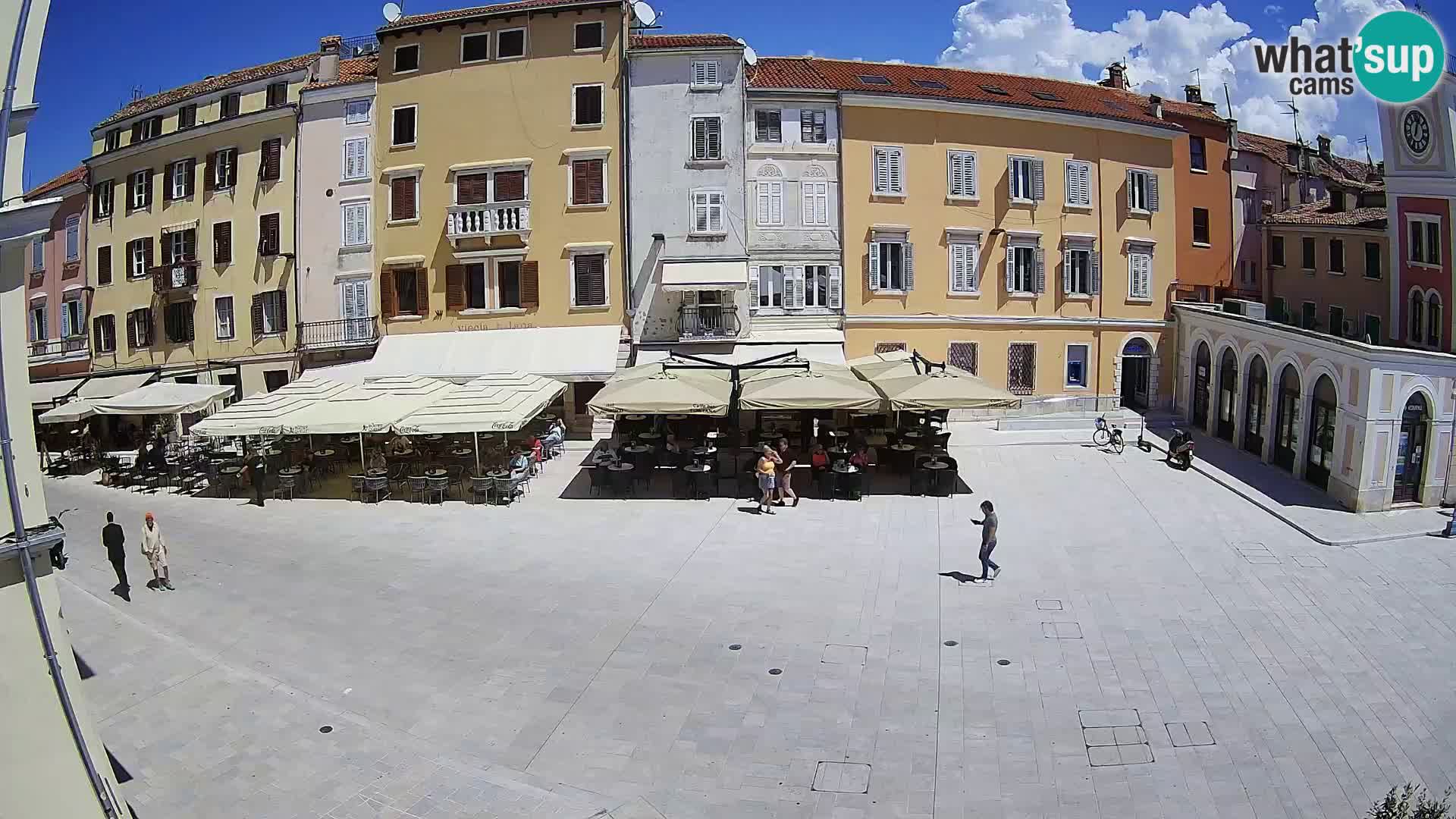 Webcam Rovinj Zentrum – Hauptplatz in Echtzeit