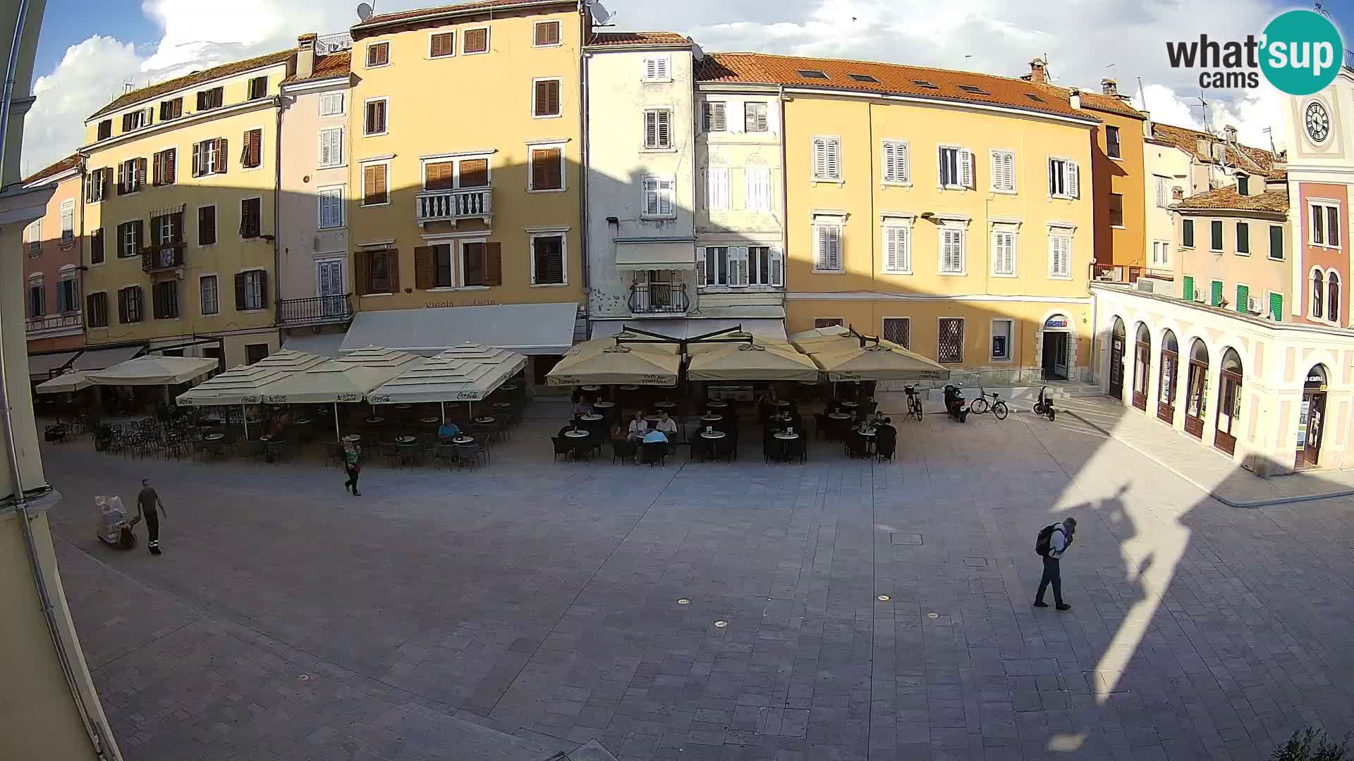 Webcam Rovinj Zentrum – Hauptplatz in Echtzeit