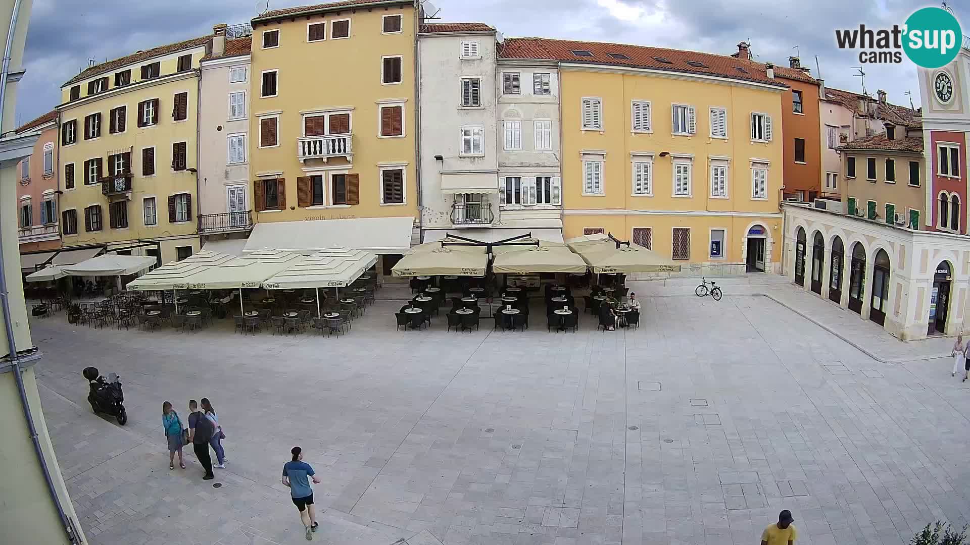 Webcam Rovinj Zentrum – Hauptplatz in Echtzeit