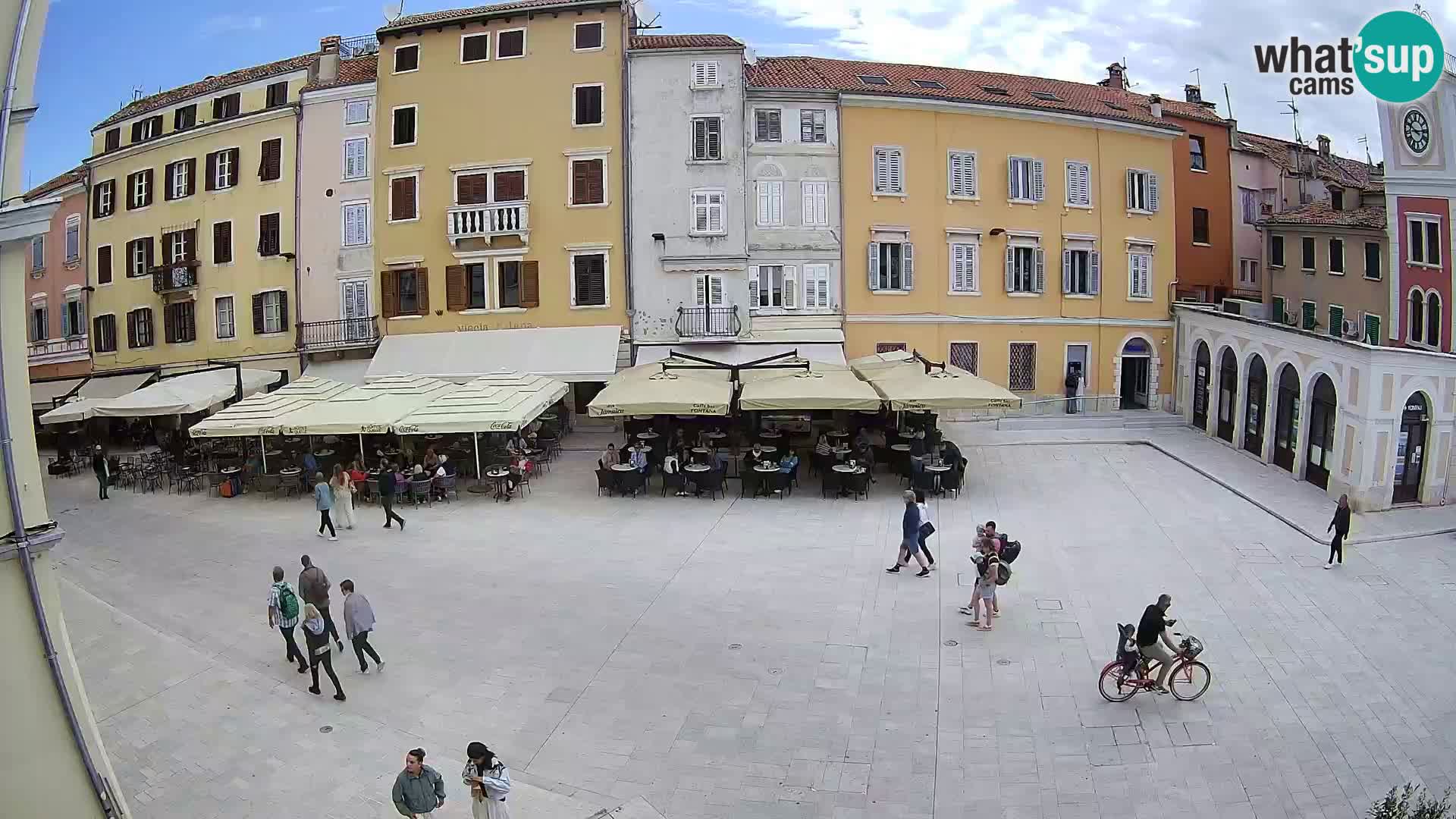 Webcam Rovinj Center – Plaza Principal