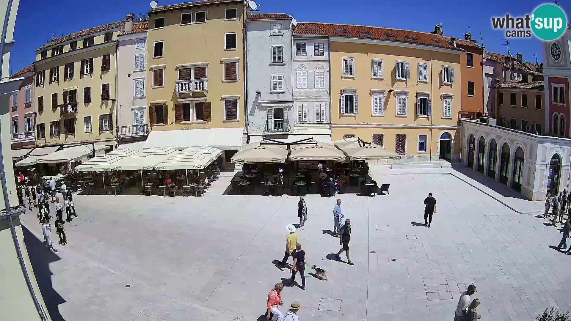 Webcam Rovinj Zentrum – Hauptplatz in Echtzeit