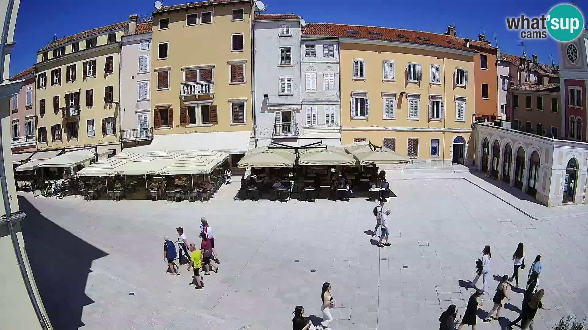Webcam Rovinj Center – Plaza Principal