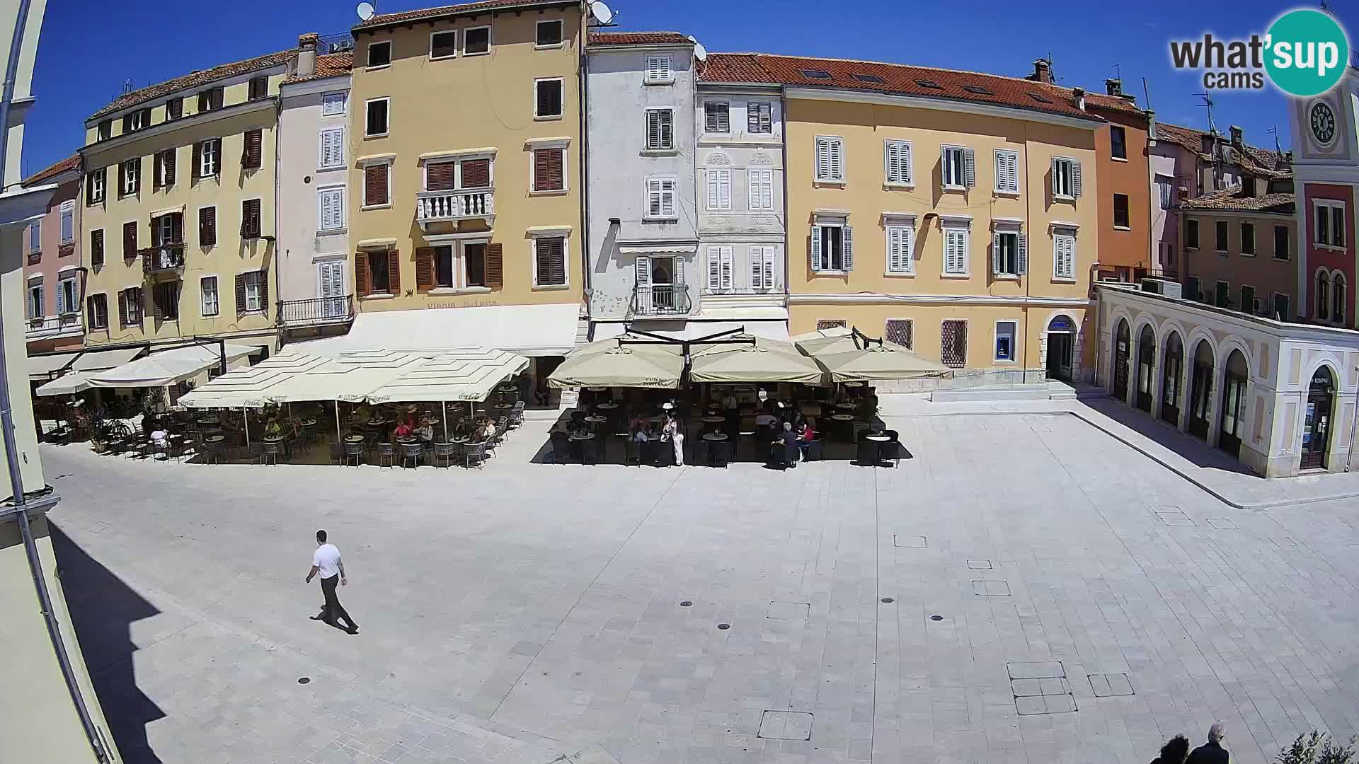 Webcam Rovinj Zentrum – Hauptplatz in Echtzeit