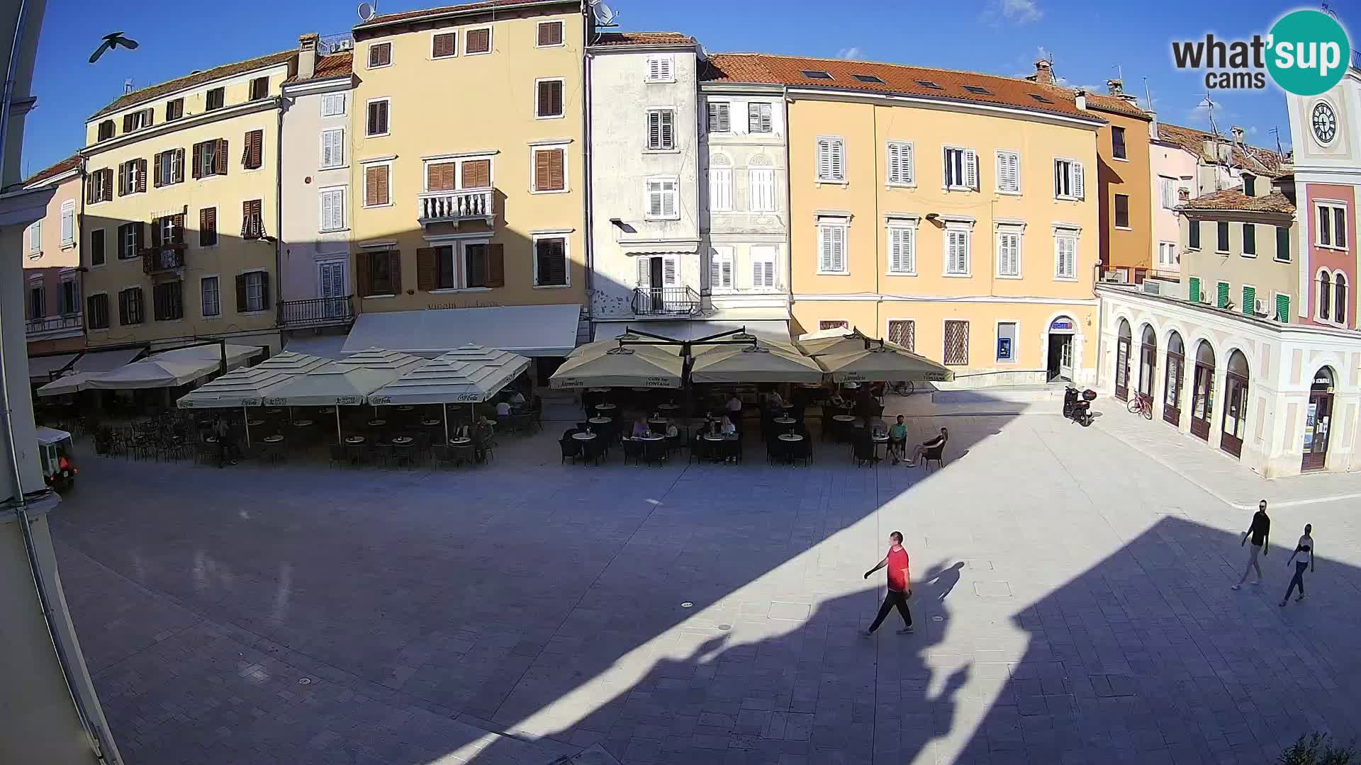 Webcam Rovinj Zentrum – Hauptplatz in Echtzeit