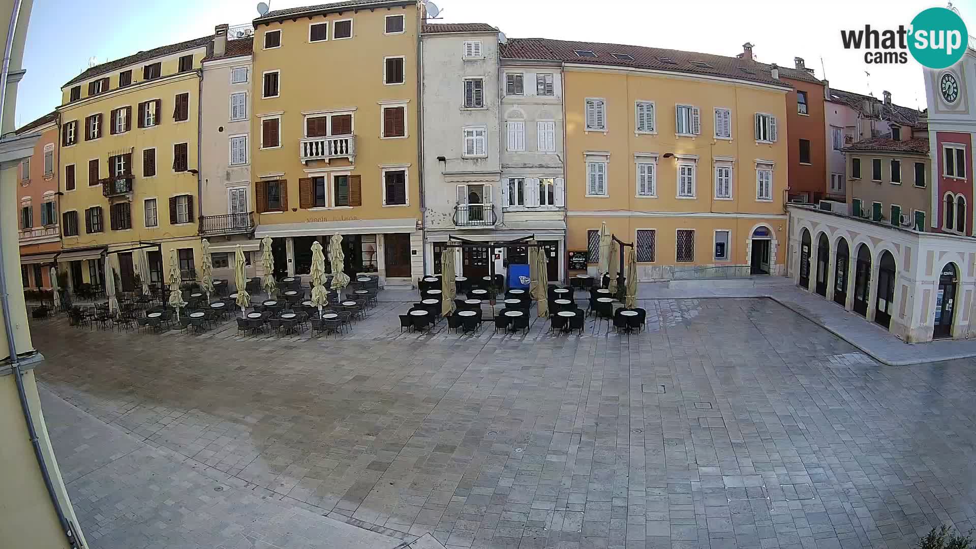 Webcam Rovinj Zentrum – Hauptplatz in Echtzeit