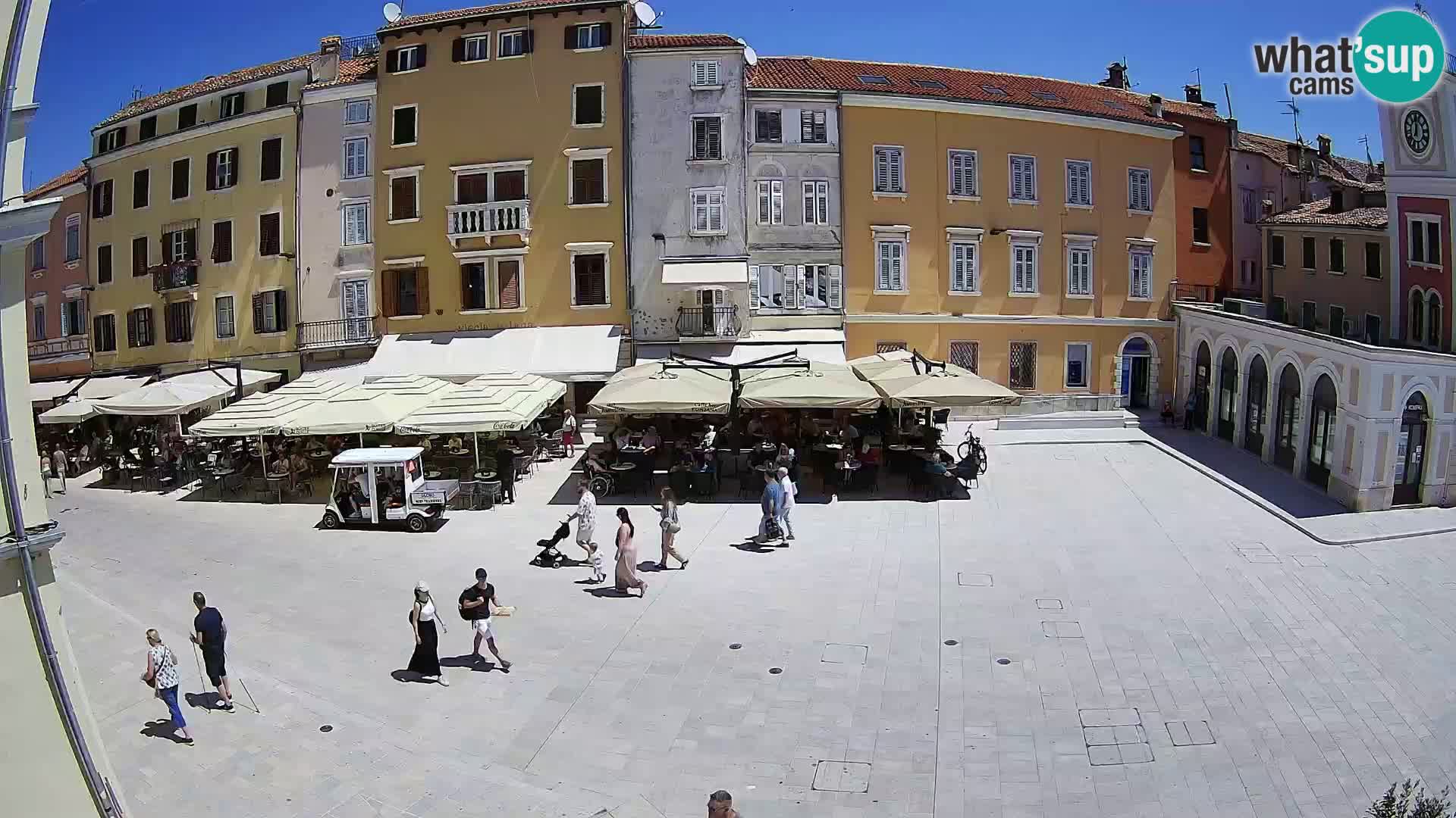 Webcam Rovinj Center – Plaza Principal