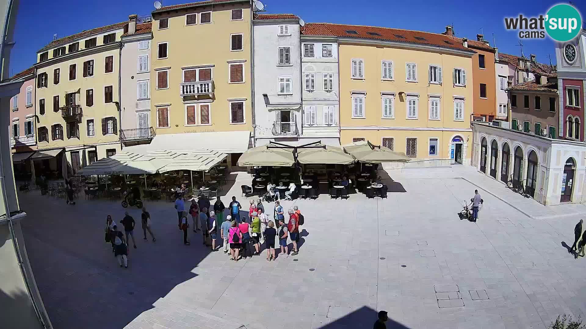 Webcam Rovinj Zentrum – Hauptplatz in Echtzeit