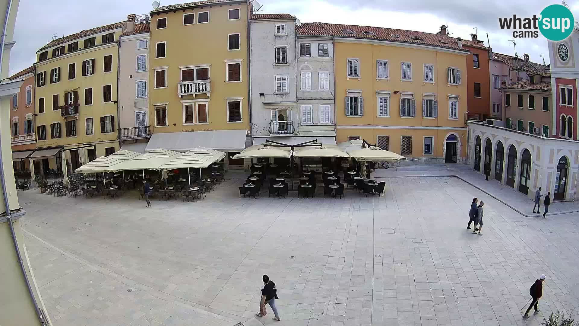 Webcam Rovinj Zentrum – Hauptplatz in Echtzeit