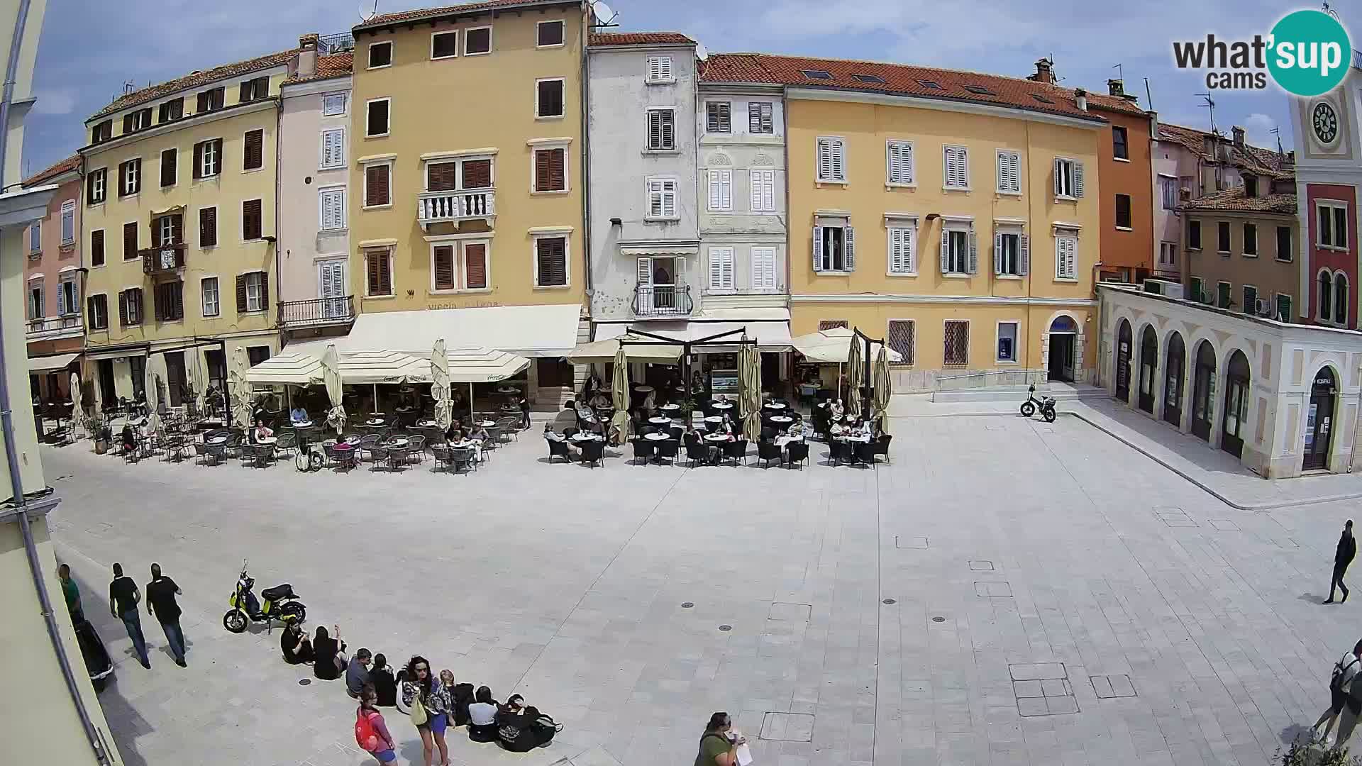Webcam Rovinj Center – Plaza Principal