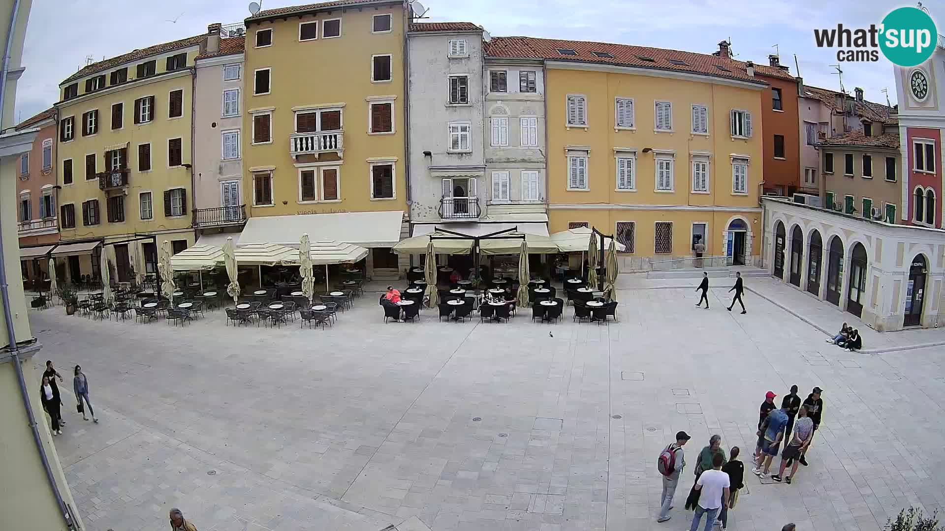 Webcam Rovinj Zentrum – Hauptplatz in Echtzeit