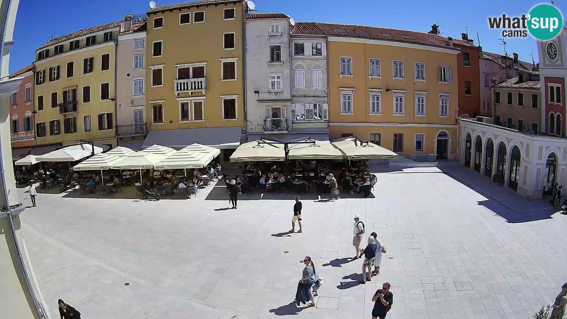 Webcam Rovinj Center – Plaza Principal