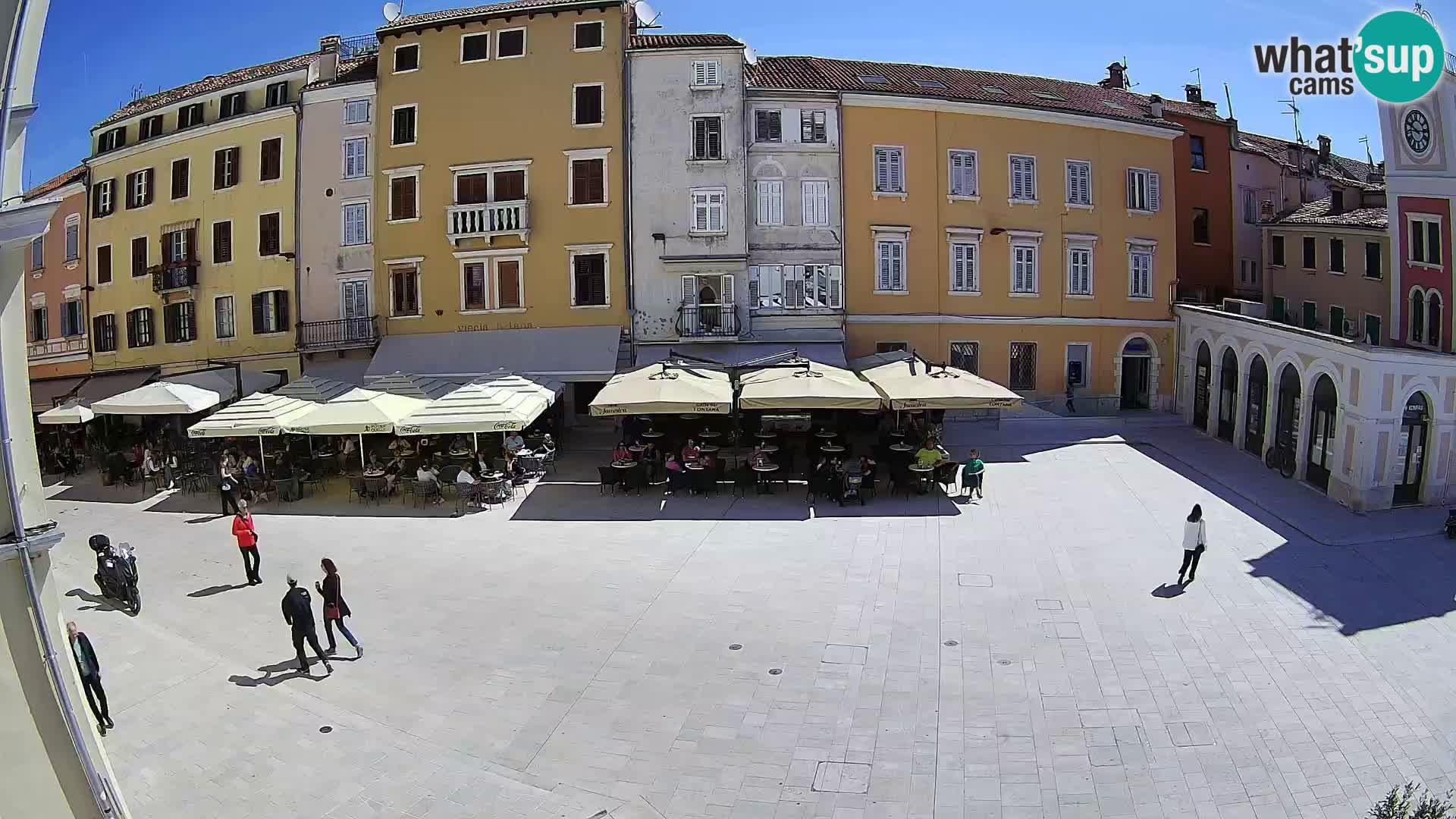 Webcam Rovinj Center – Plaza Principal